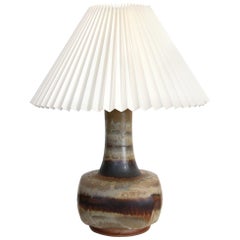 Ceramic Table Lamp by Jette Hellerøe for Stentøj, Denmark, 1960