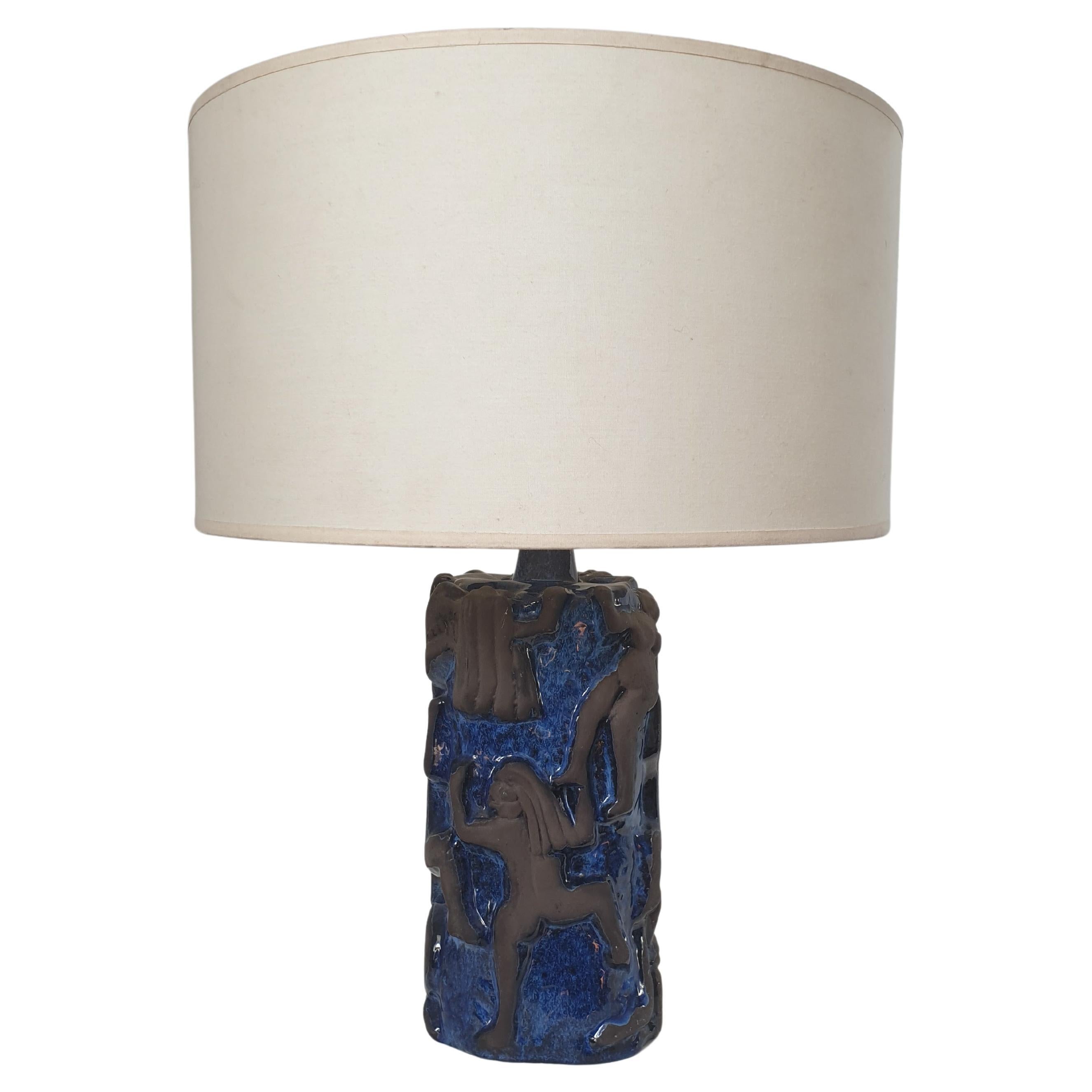 Ceramic Table Lamp by Jie Ceramics, Sweden For Sale