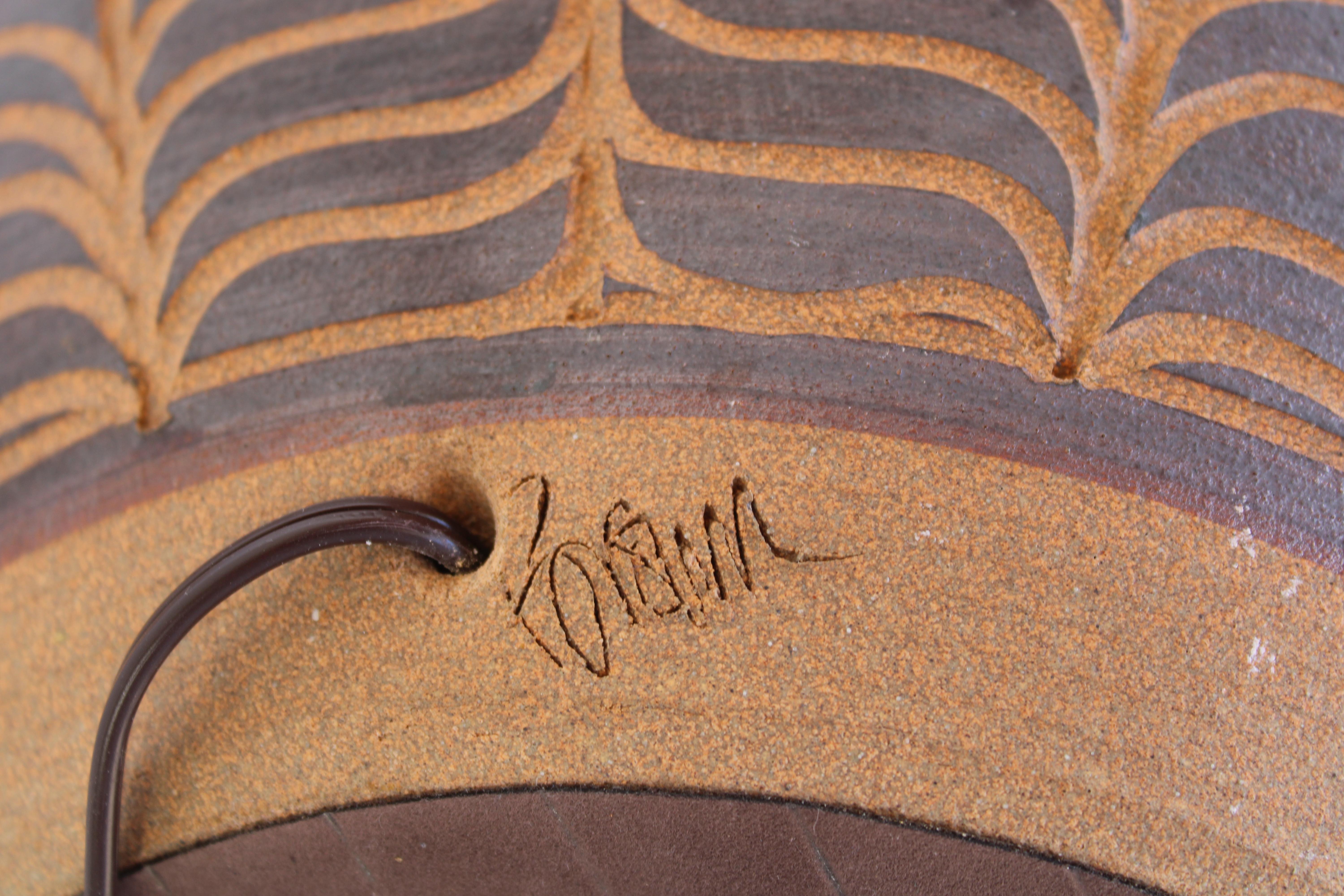 Lampe de table en céramique par Larry et Terry Brown (3 de 3) en vente 1