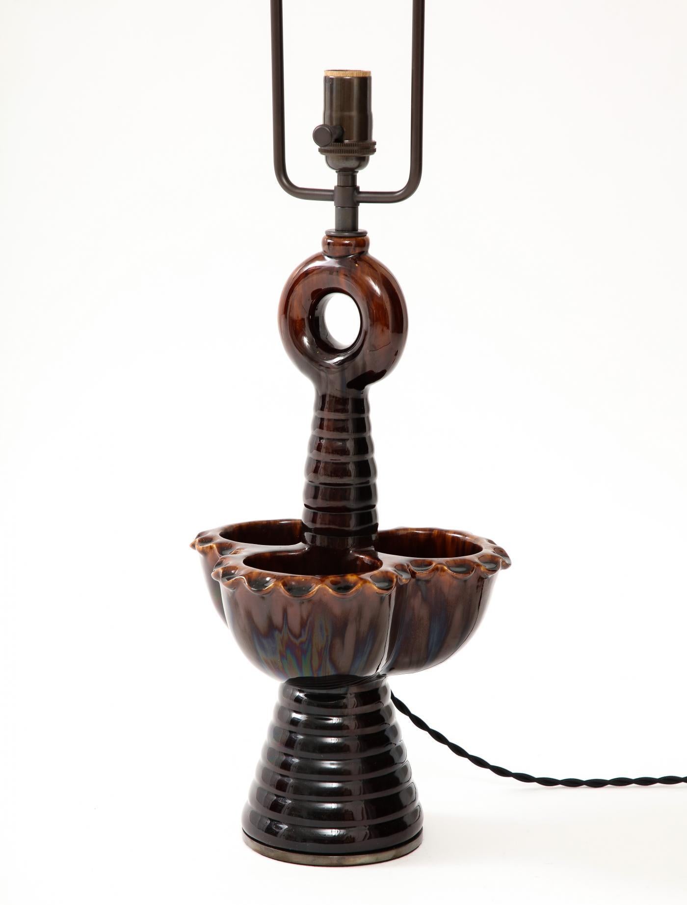 Lampe de table en céramique de Louis Giraud, vers 1960 en vente 1