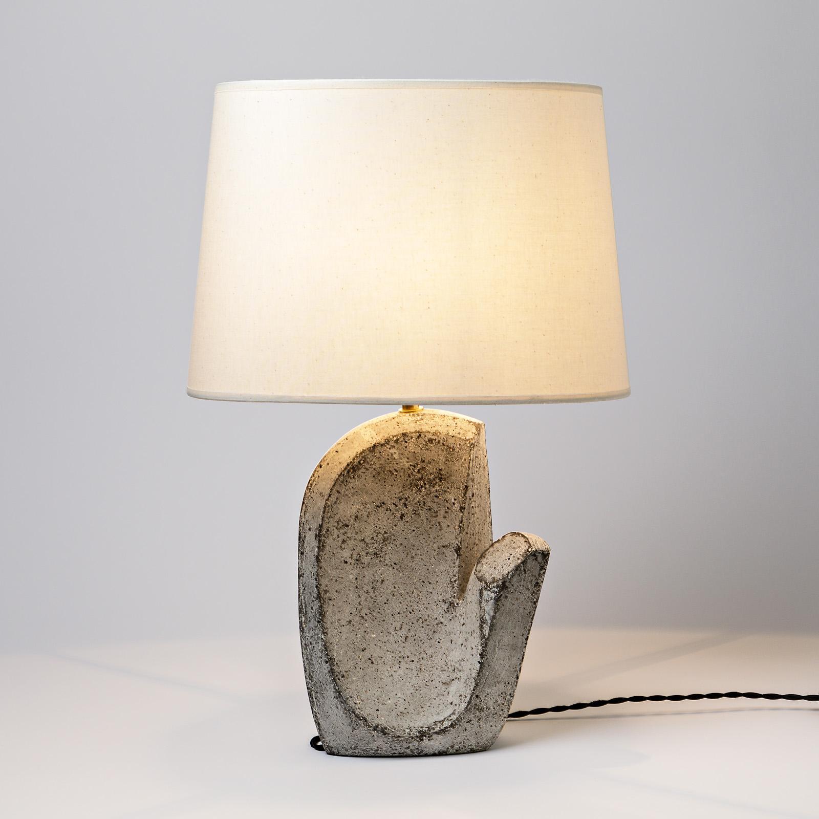Contemporary Ceramic Table Lamp by Maarten Stuer, circa 2021 For Sale