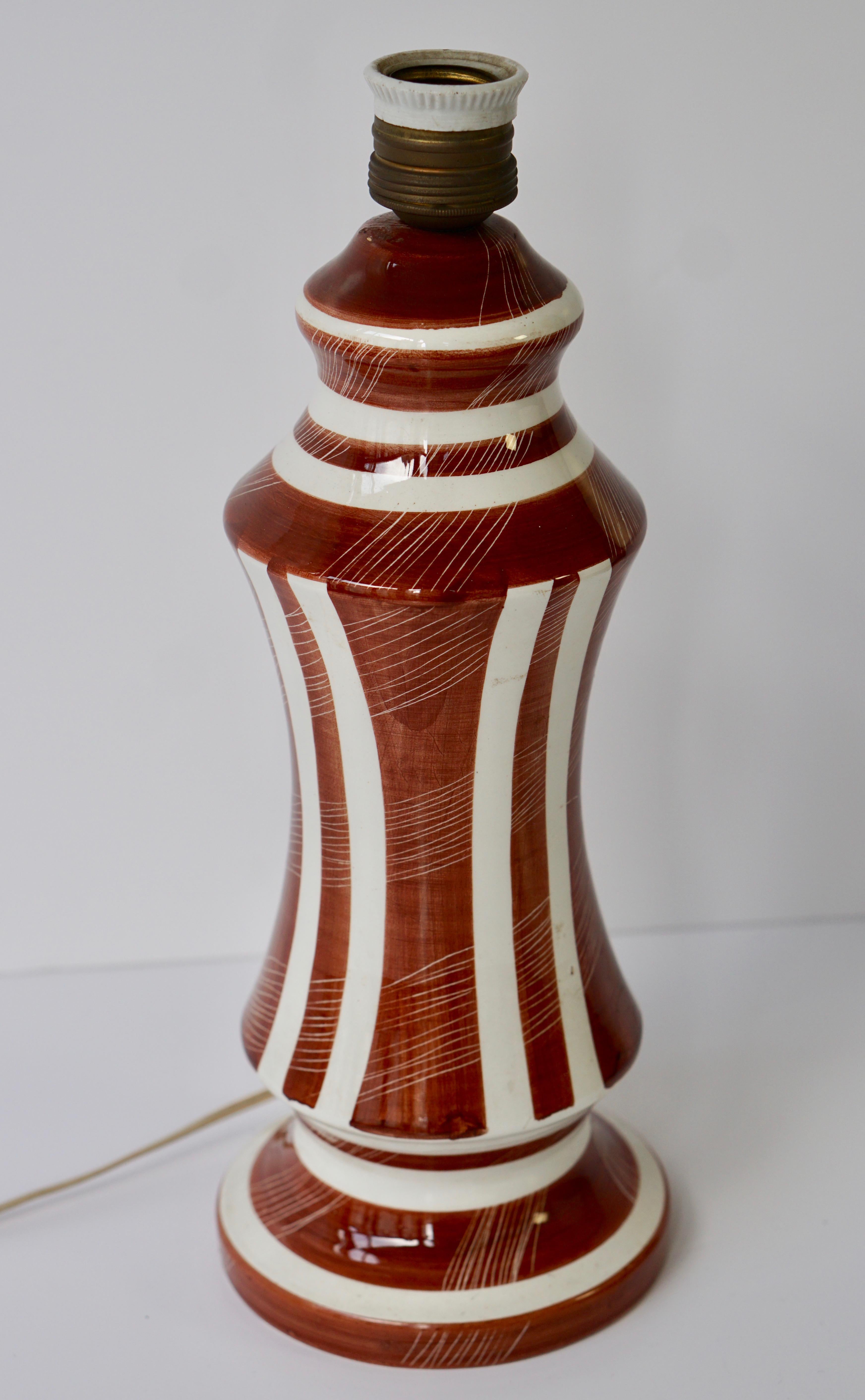 Italian Ceramic Table Lamp by Mancioli, Italy