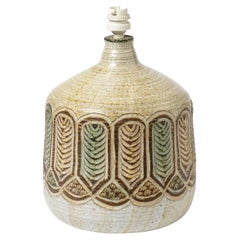 Ceramic Table Lamp by Marcel Giraud, to Vallauris, circa 1960-1970