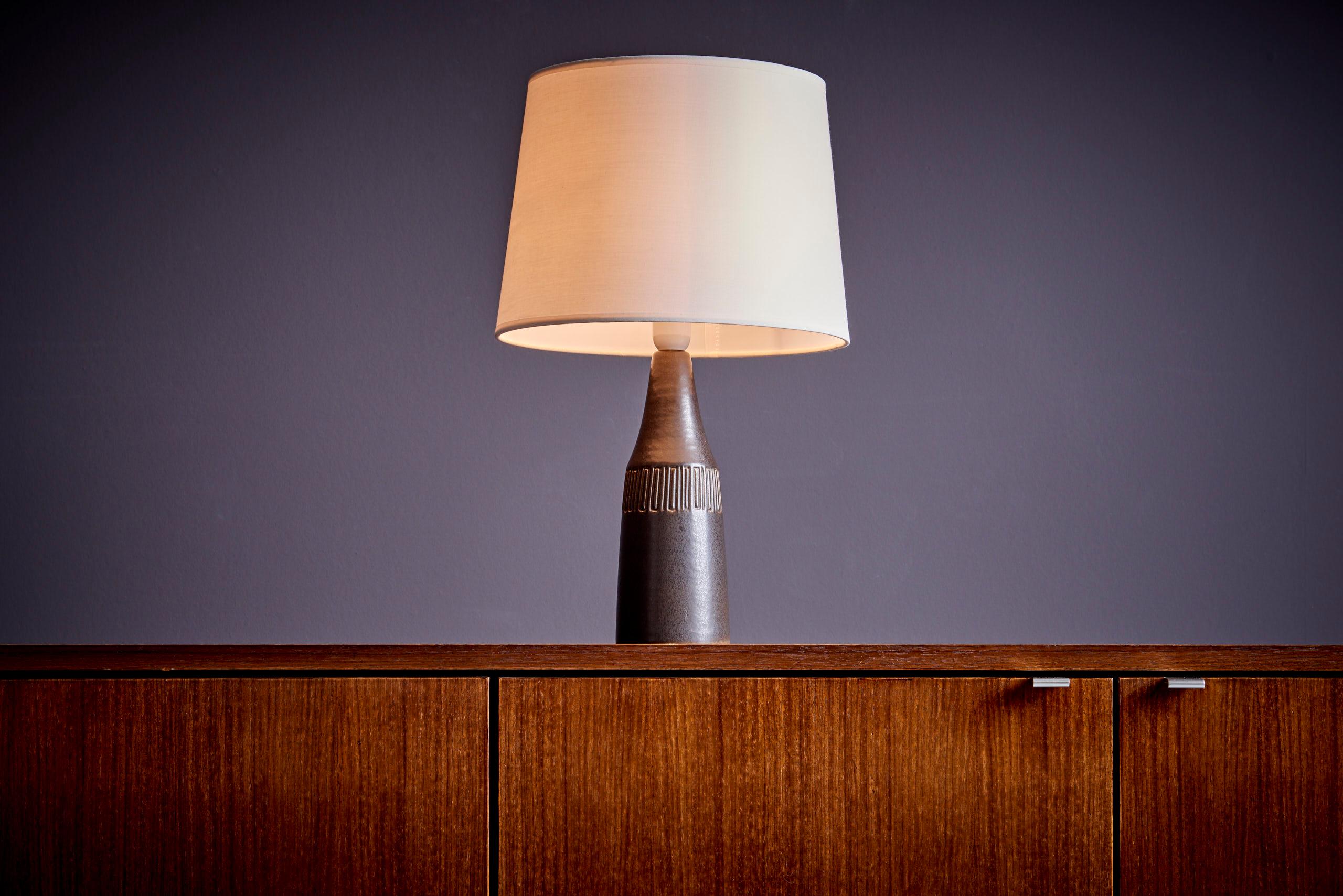 Mid-20th Century Ceramic Table Lamp by Michael Andersen, Denmark - 1960s For Sale