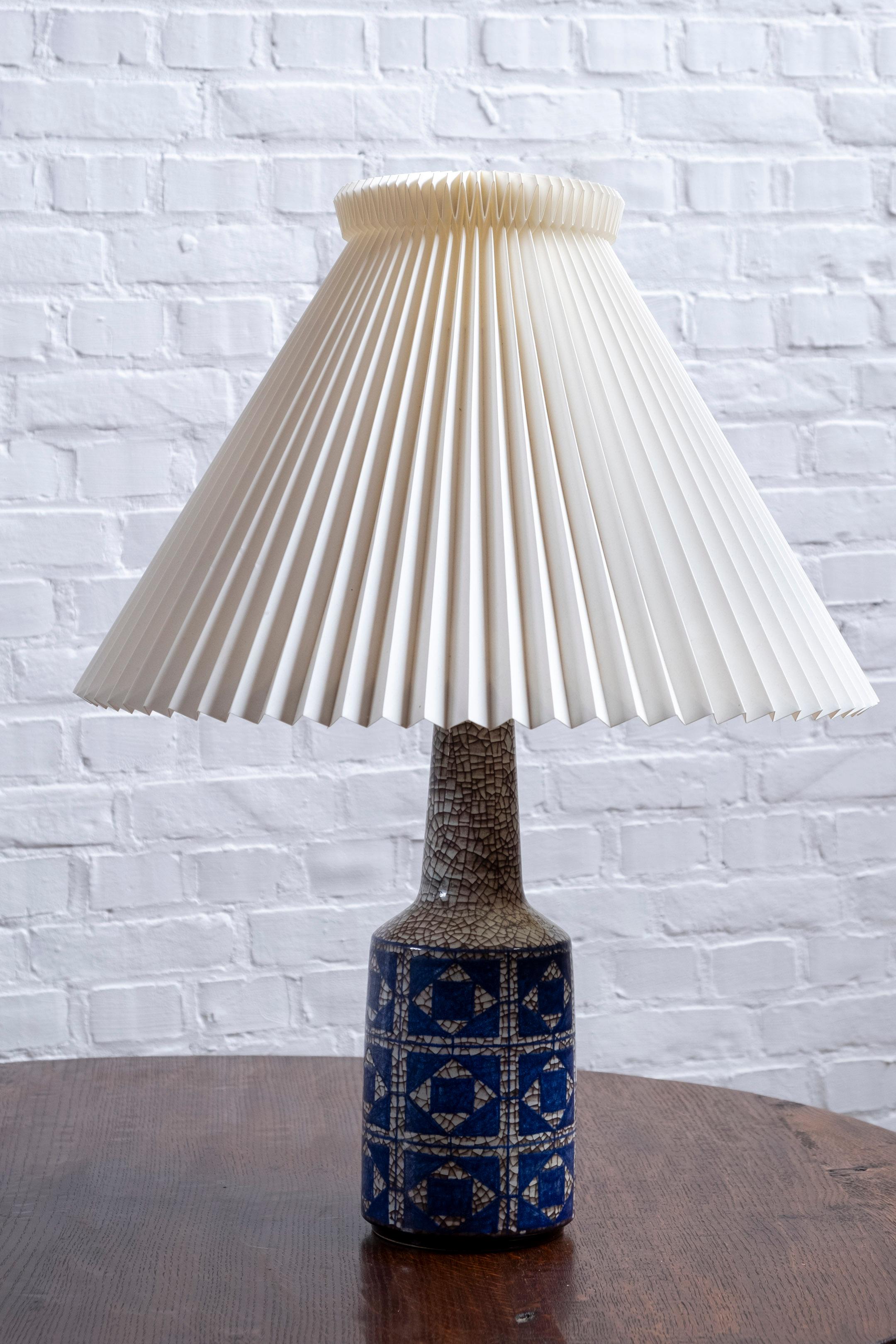Scandinavian Modern Ceramic Table Lamp by Michael Andersen & Sons and Marianne Starck, 1950s Denmark For Sale