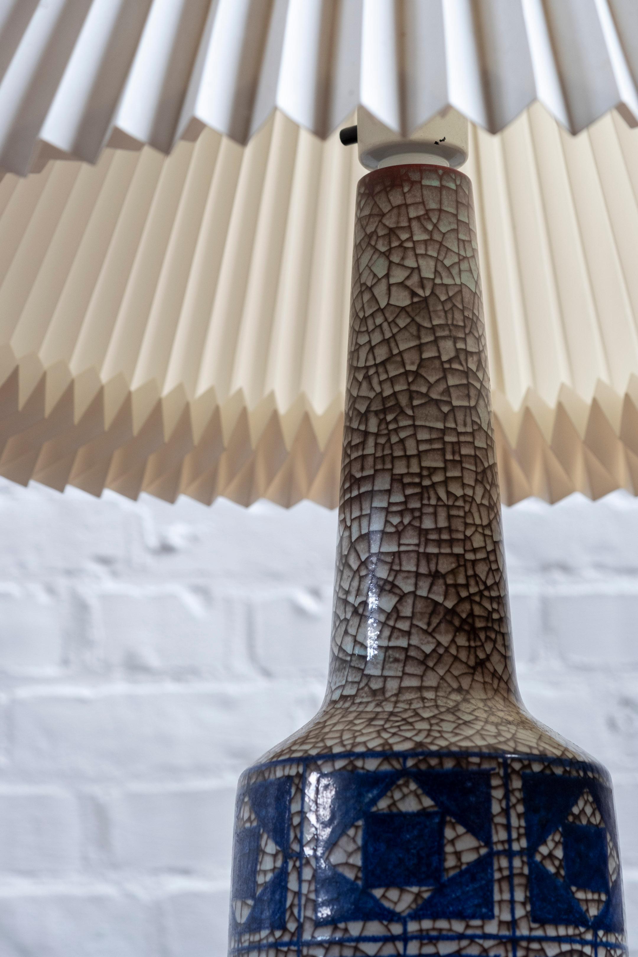 Keramik-Tischlampe von Michael Andersen & Sons und Marianne Starck, Dänemark, 1950er Jahre im Angebot 1
