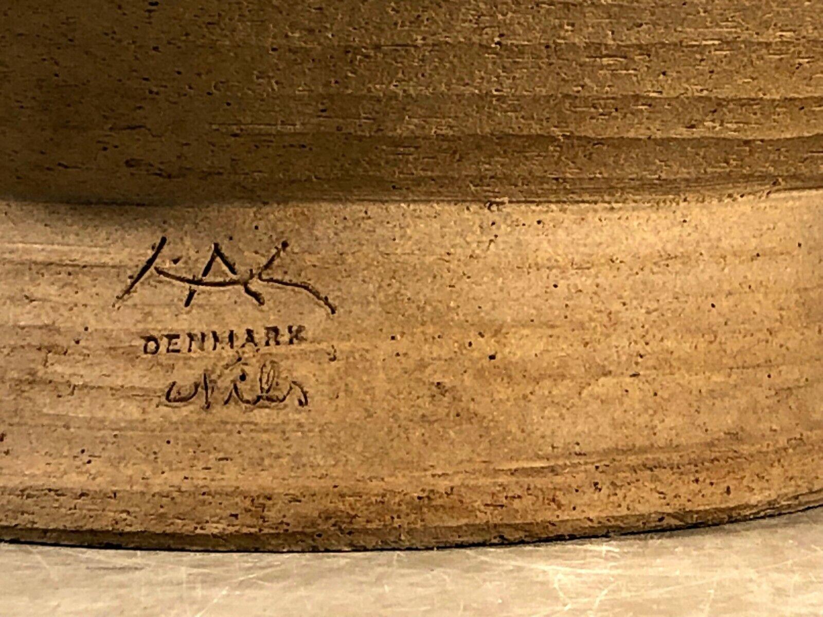 LÁMPARA DE MESA DE CERÁMICA ESCANDINAVA DE NILS KAHLER, Dinamarca, 1960 en venta 5