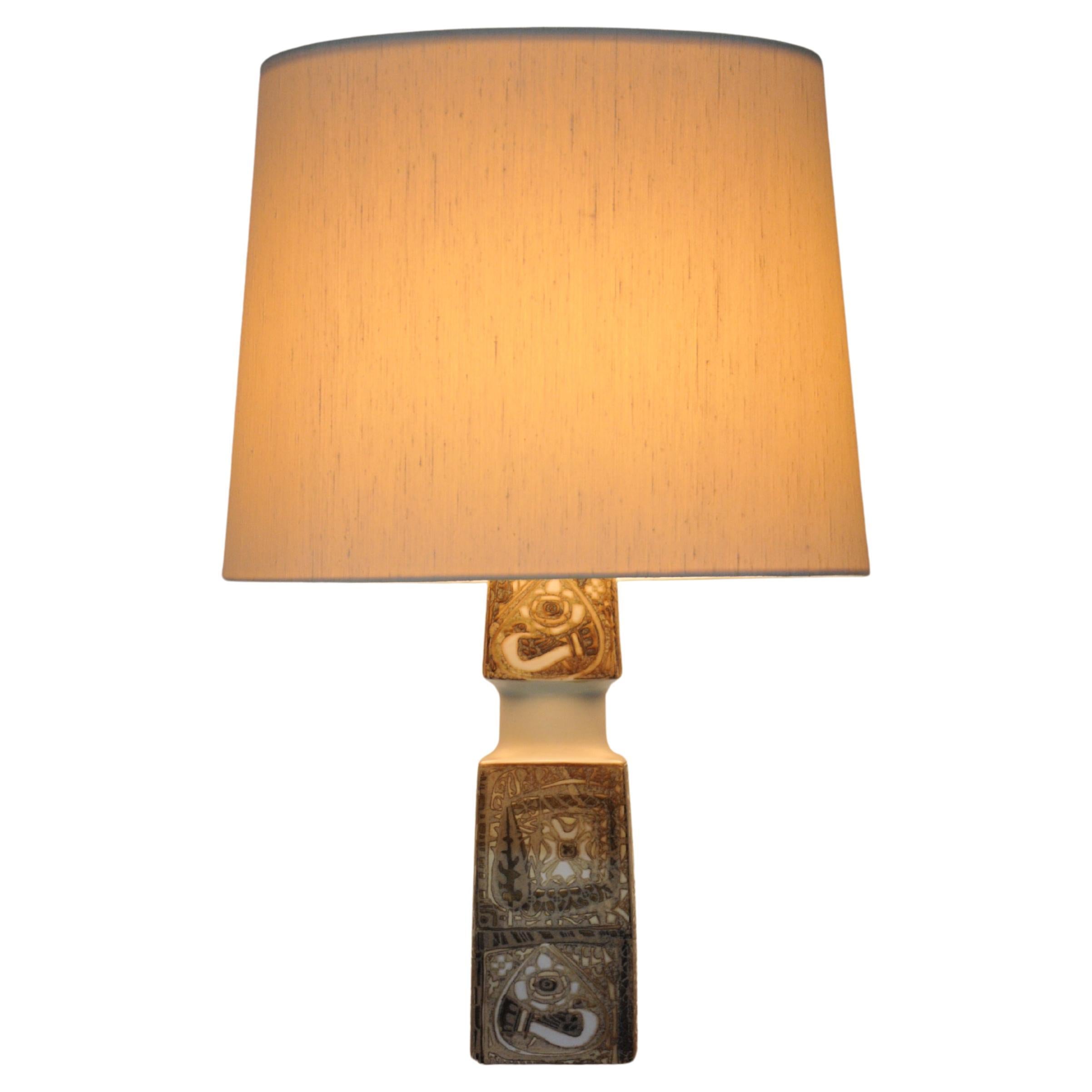 Keramik-Tischlampe von Nils Thorsson für Royal Copenhagen (1970er)