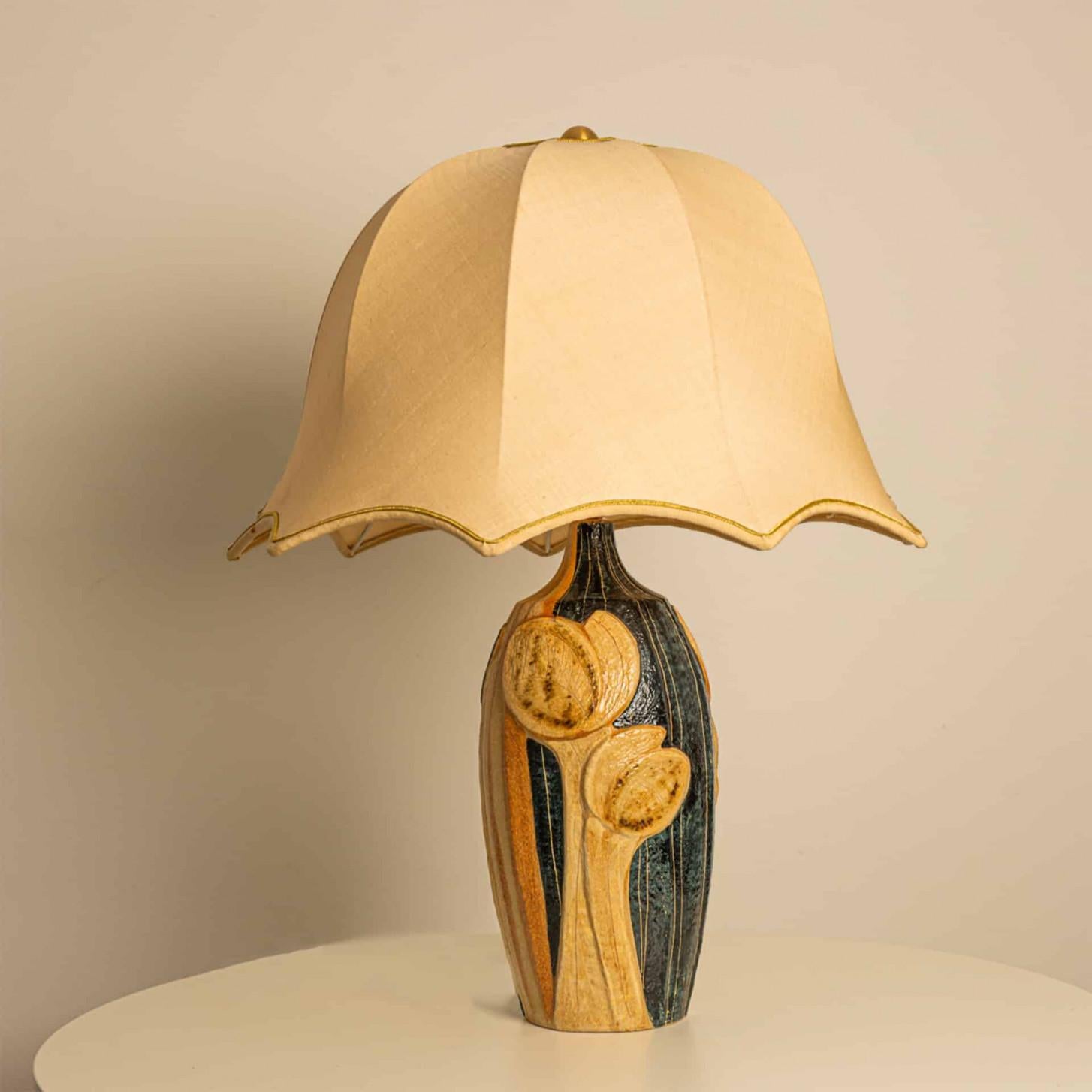 Lámpara de sobremesa de cerámica de Noomi Backhausen para Soholm, 1960 Otro en venta