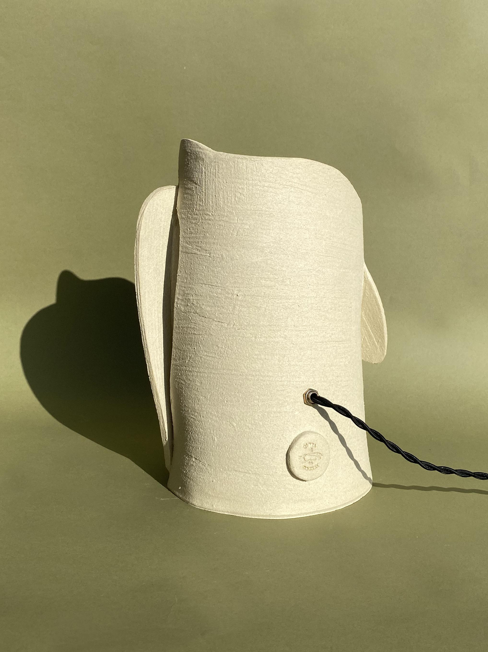 Modern Ceramic Table Lamp by Olivia Cognet