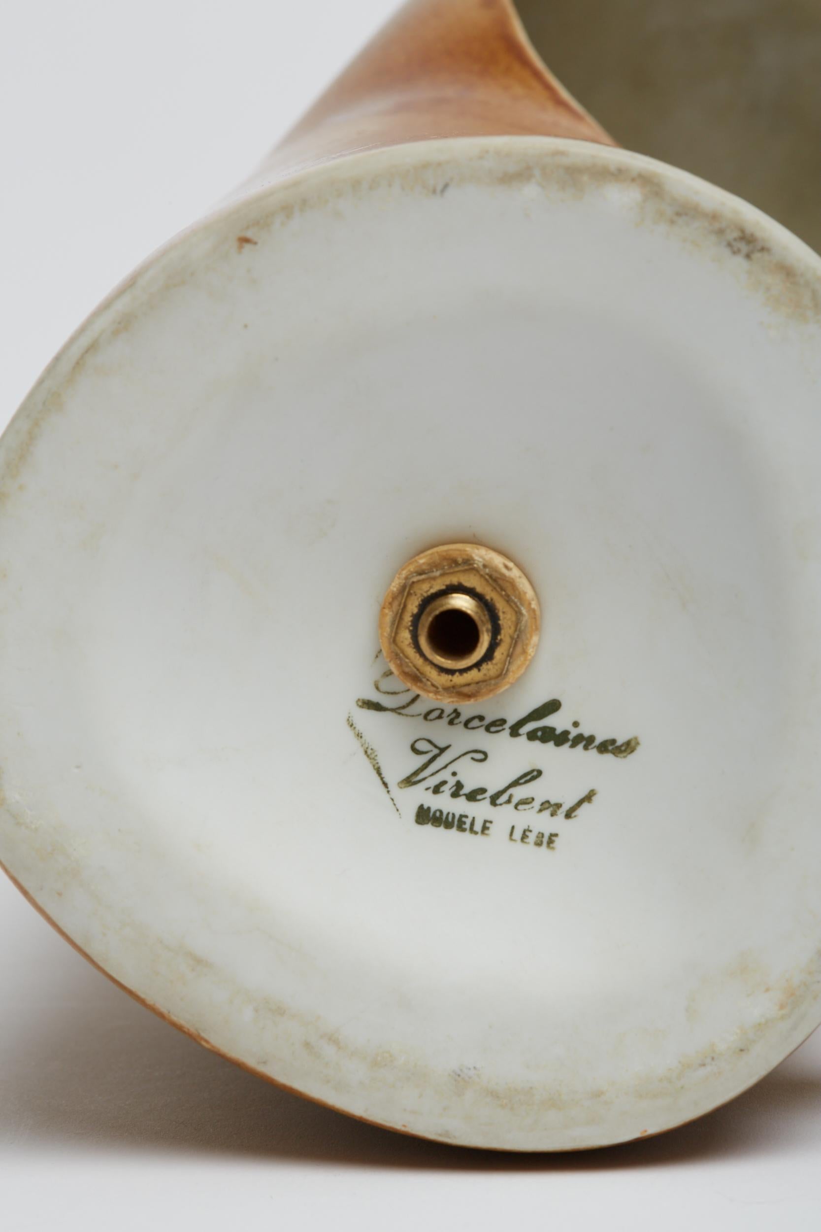Lampe de table en céramique de Pierre Lbe 6