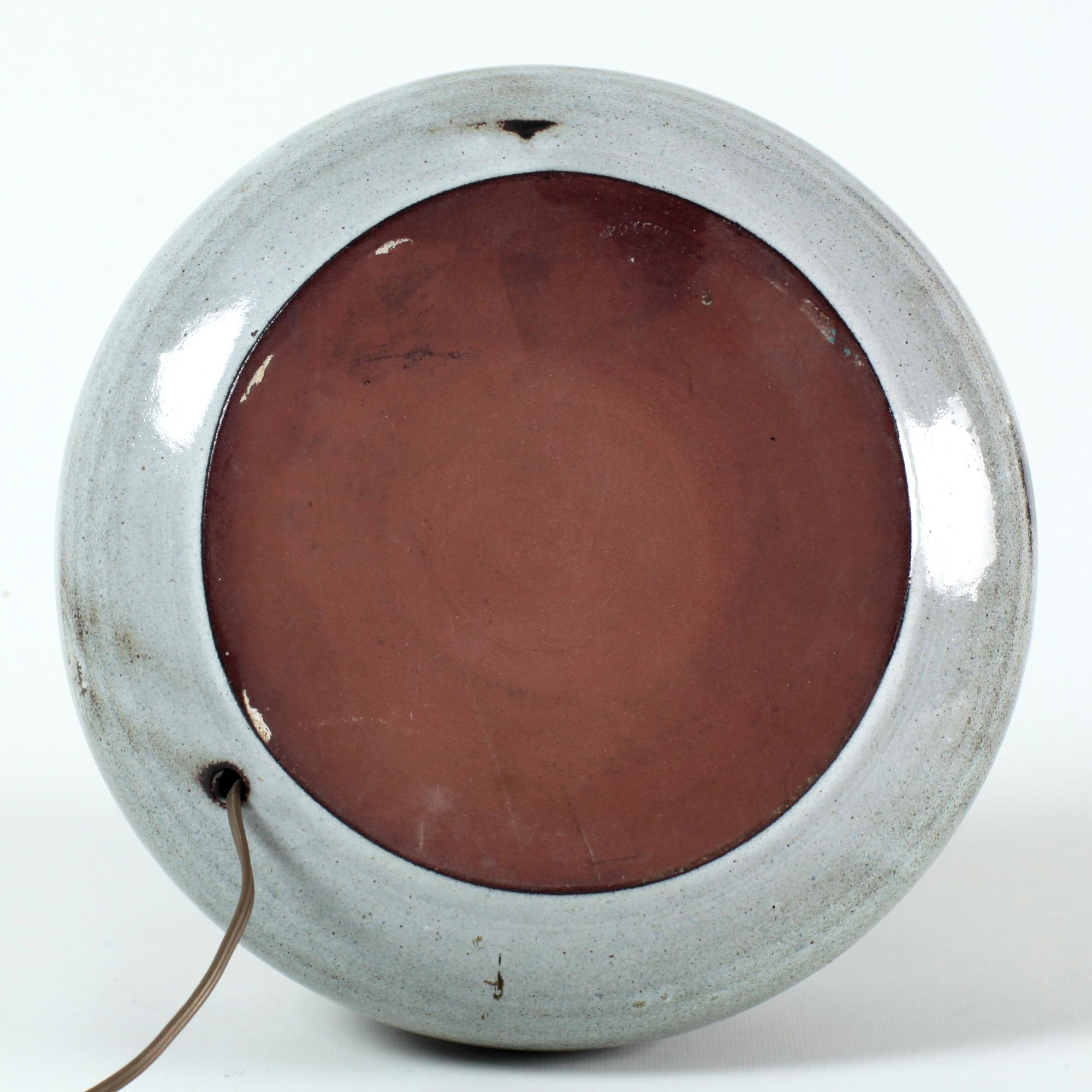 Ceramic Table Lamp by Poterie du Var, France, 1960s For Sale 3
