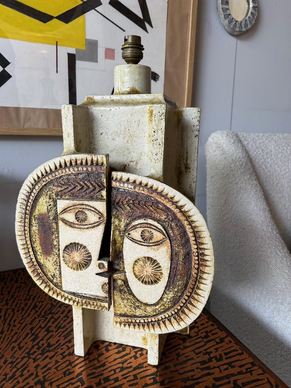Français Lampe de table Roger Capron et Jean Derval, France, années 1960 en vente