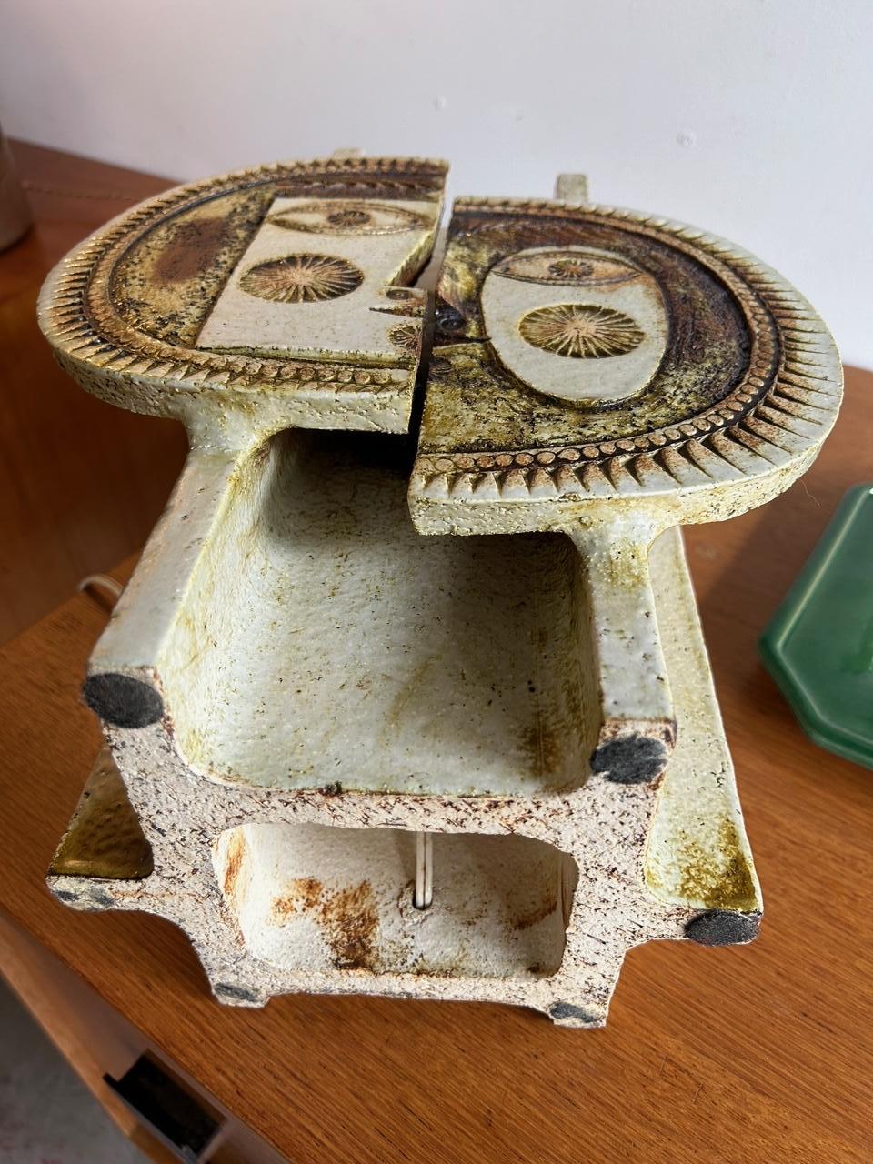 Céramique Lampe de table Roger Capron et Jean Derval, France, années 1960 en vente
