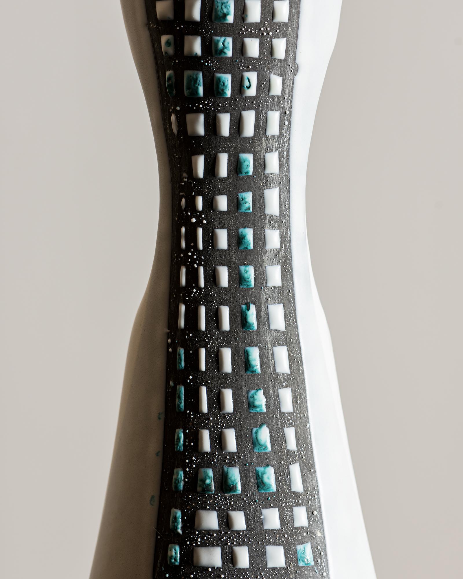 Ceramic Table Lamp by Roger Capron, France, 1960s In Good Condition For Sale In Sylacauga, AL