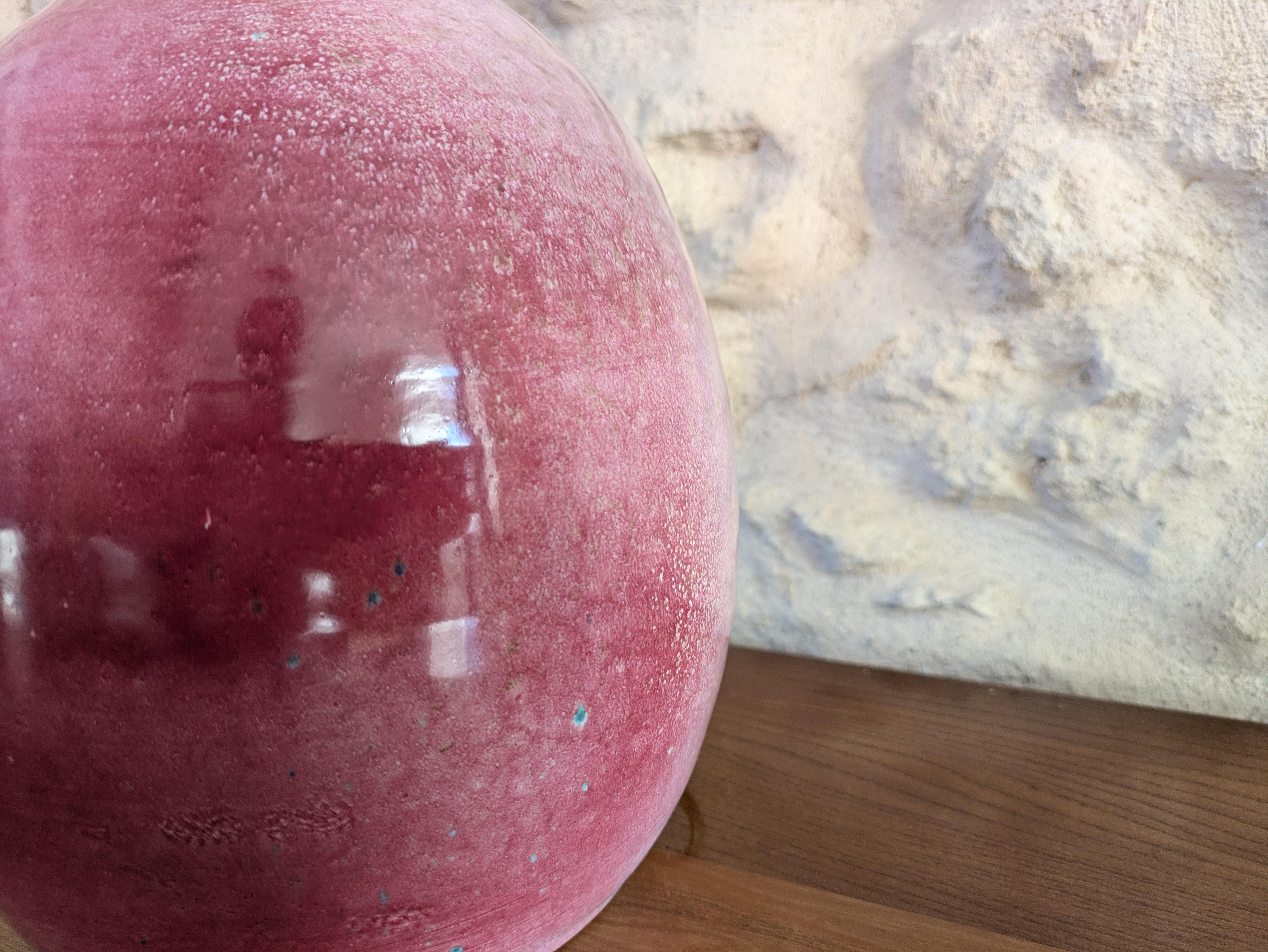 Ceramic Table Lamp by Roland Zobel — Atelier des Cyclades, France, circa 1970 For Sale 1