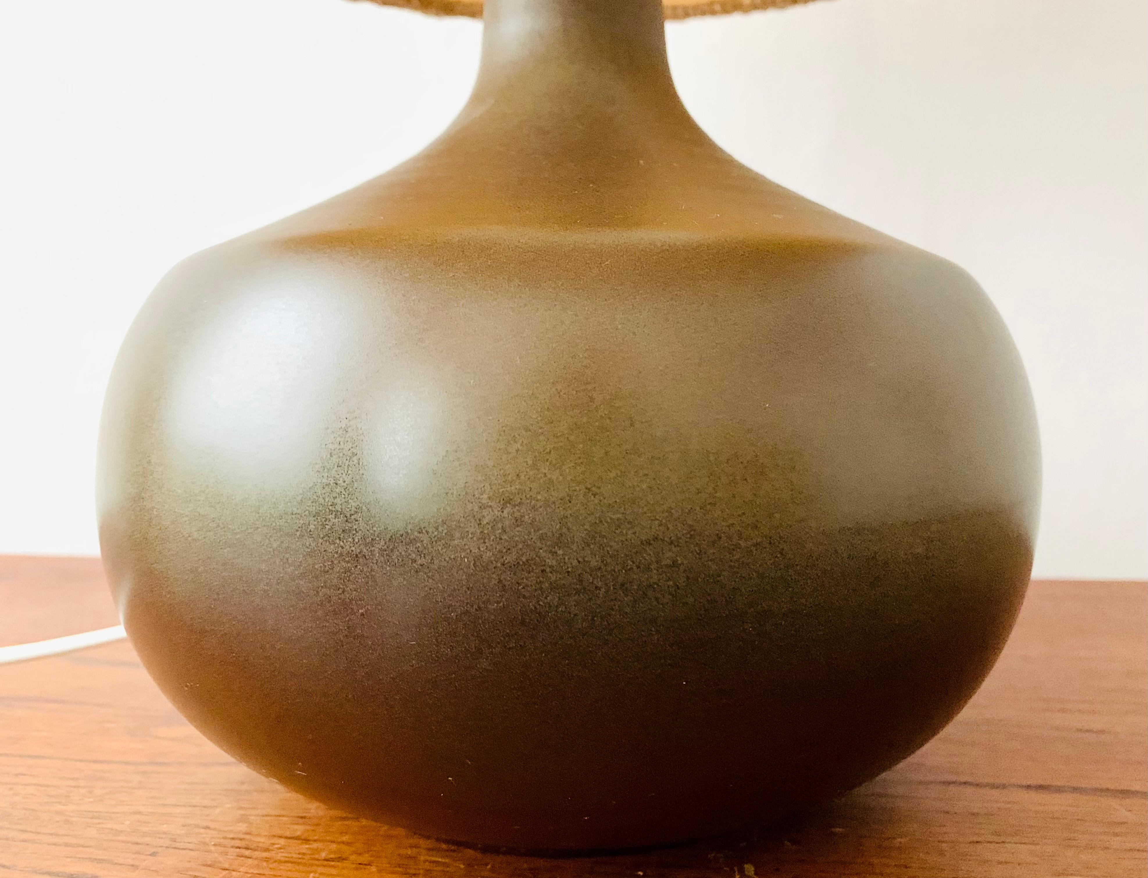 Ceramic Table Lamp by Rosenthal Studio Line In Good Condition In München, DE