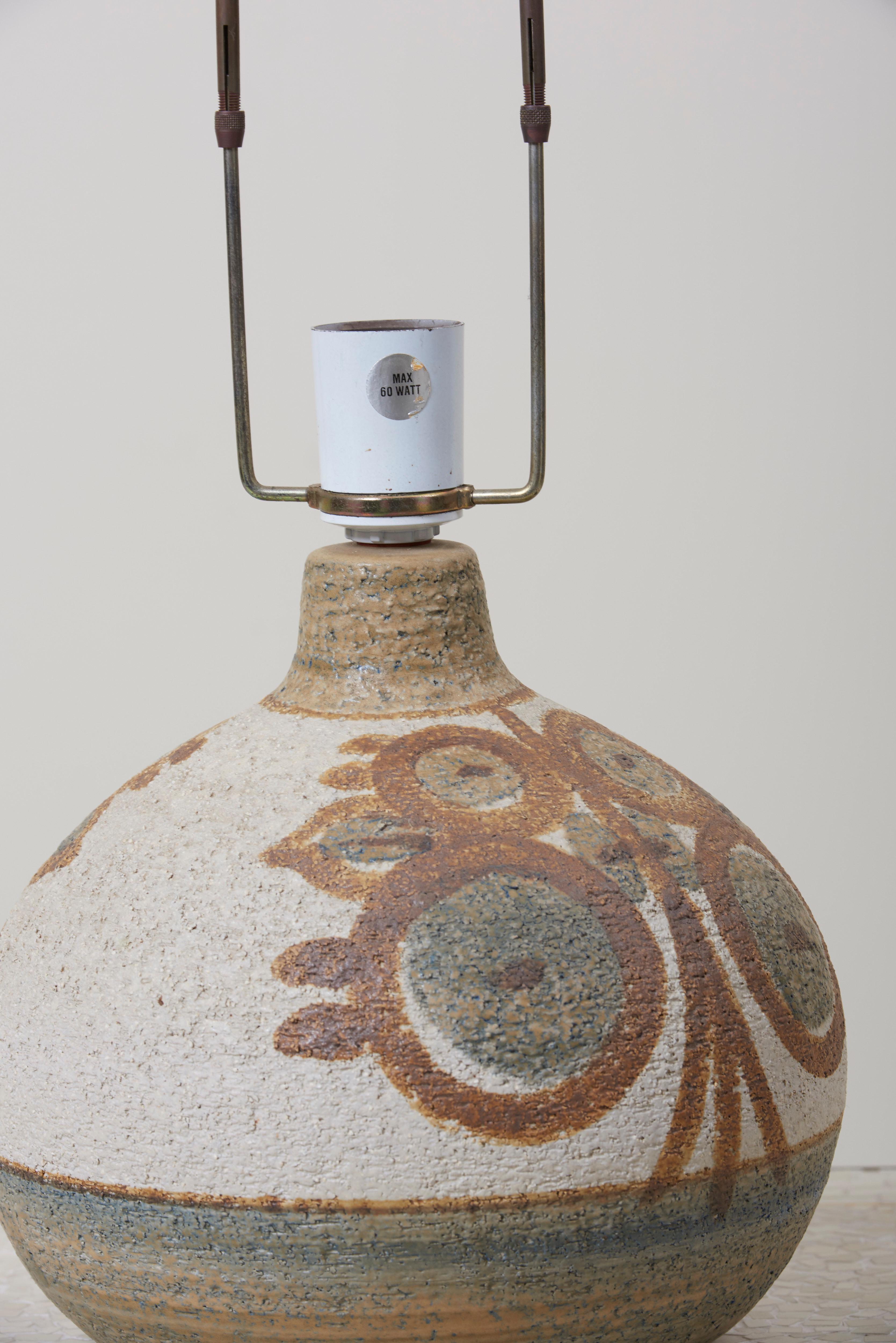 Ceramic Table Lamp by Soholm, Denmark 'Marked' In Good Condition In Berlin, DE