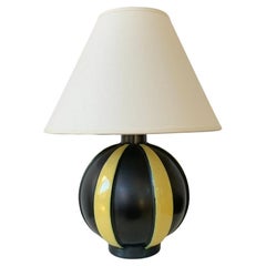 Keramische Tischlampe, um 1950, Frankreich.