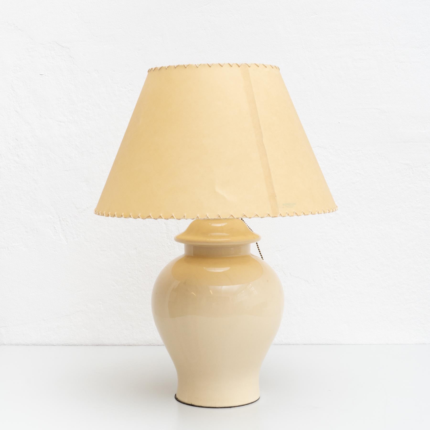 Mid-Century Modern Ceramic Mid Century Modern Table Lamp, circa 1970 For Sale