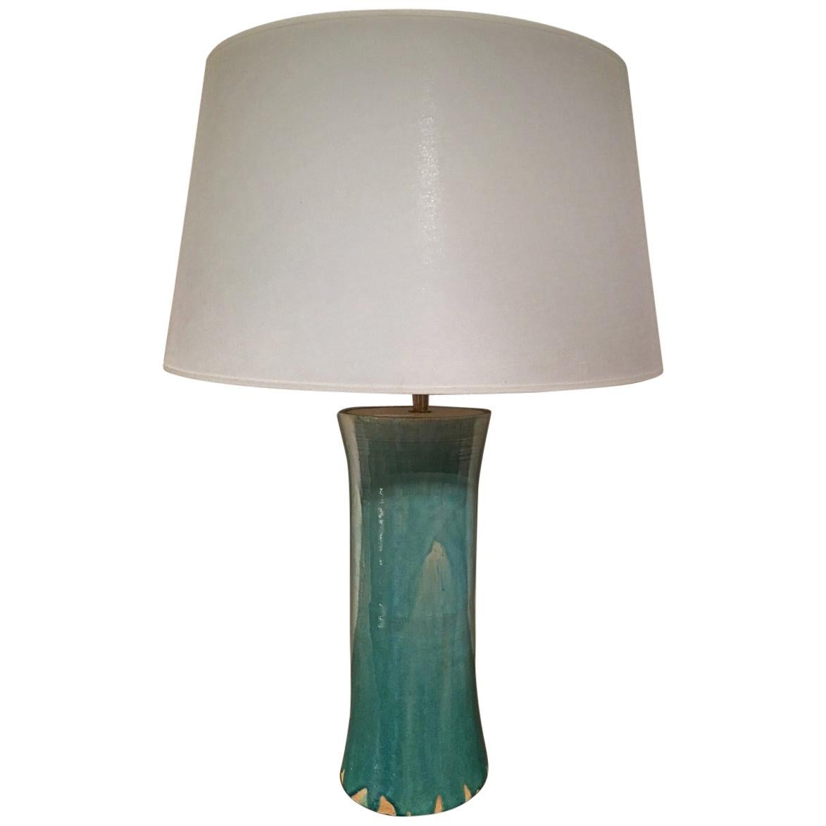 Lampe de table en céramique contemporaine en vente