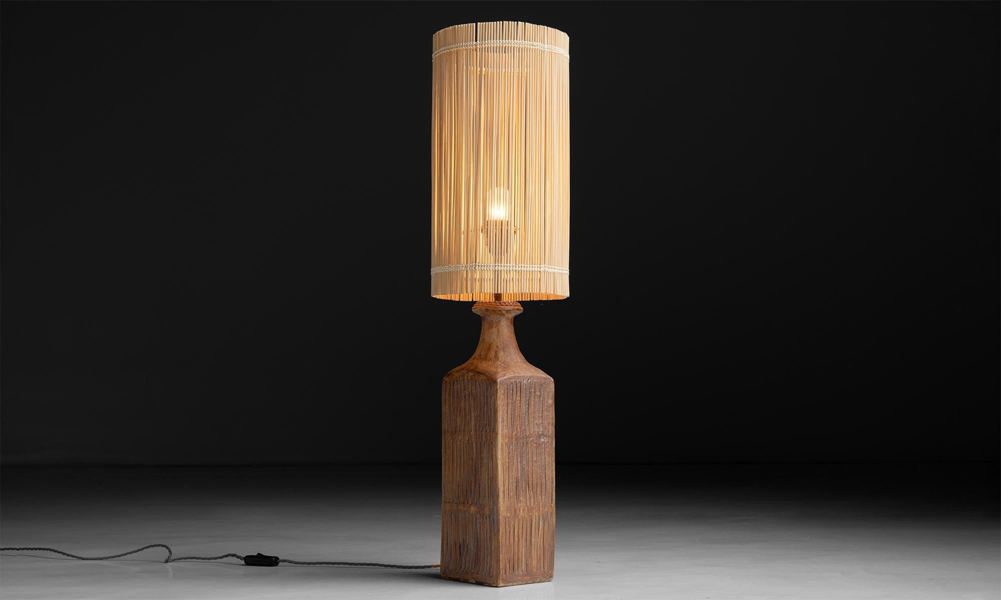England circa 1950
with reeded shade. Signed by Artist
8.5”dia x 34”h
Ref. L4940
$ 2,800