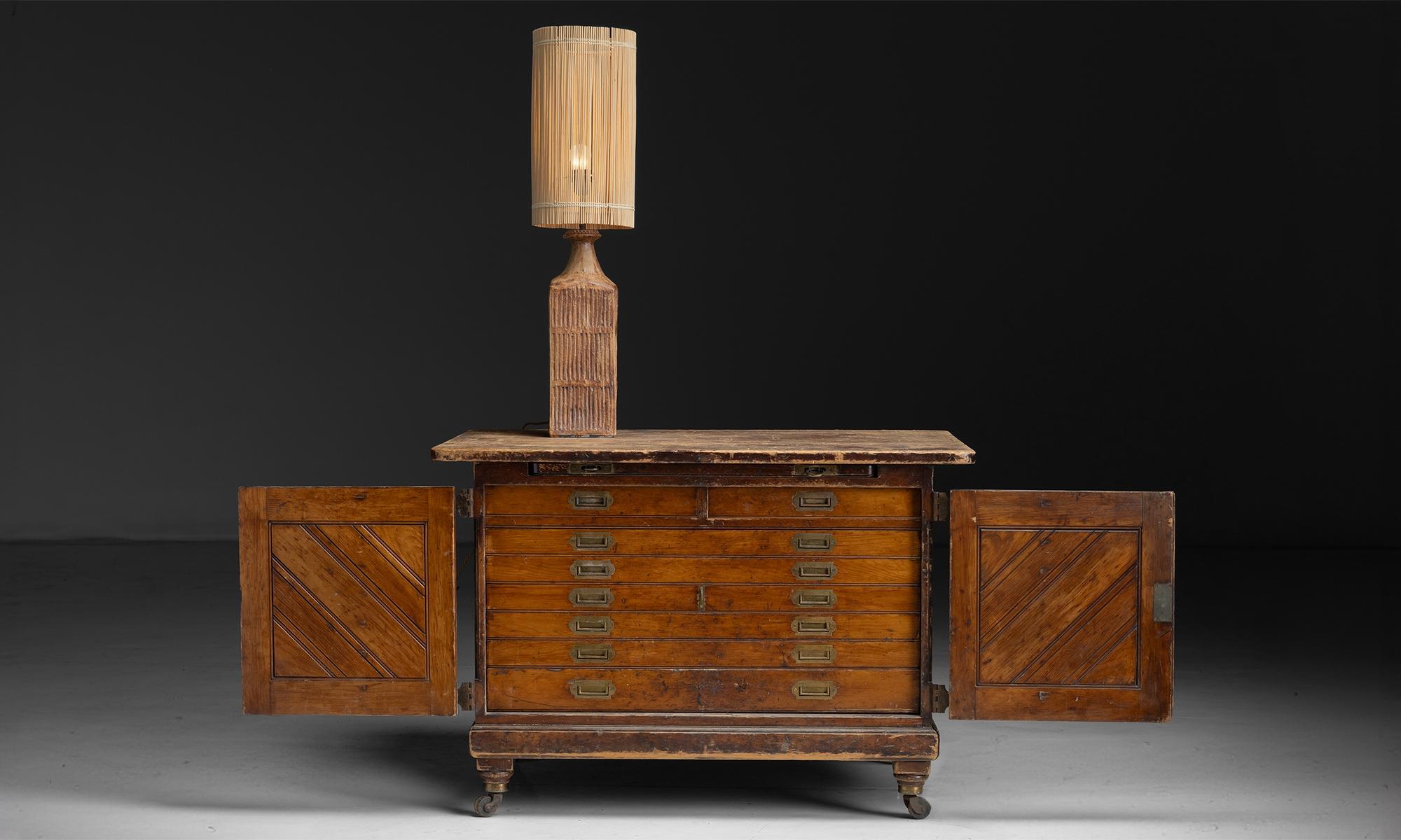 Ceramic Table Lamp, England circa 1950 3