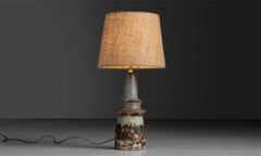 Ceramic Table Lamp, England circa 1960