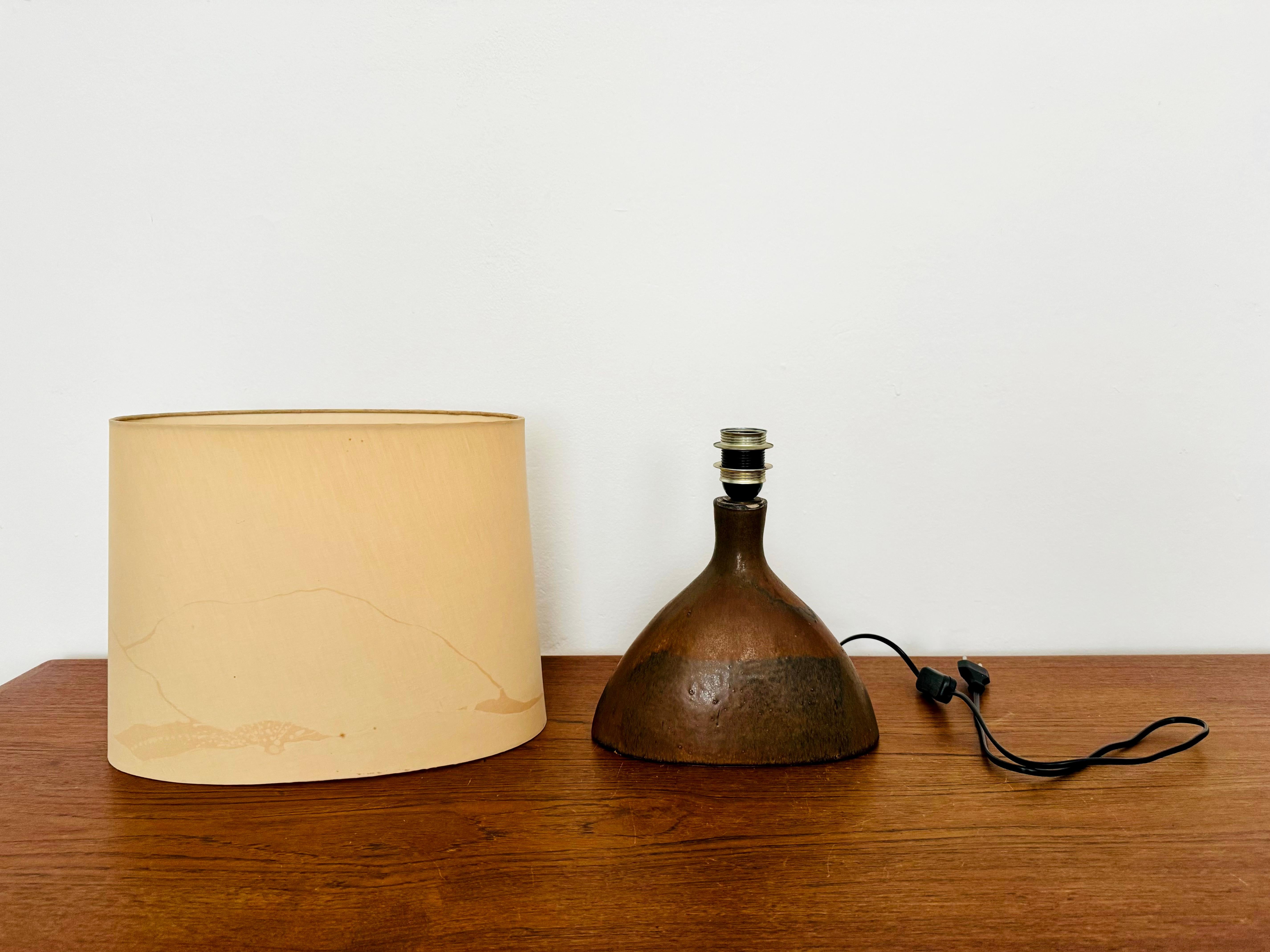 Lampe de table en céramique en vente 4