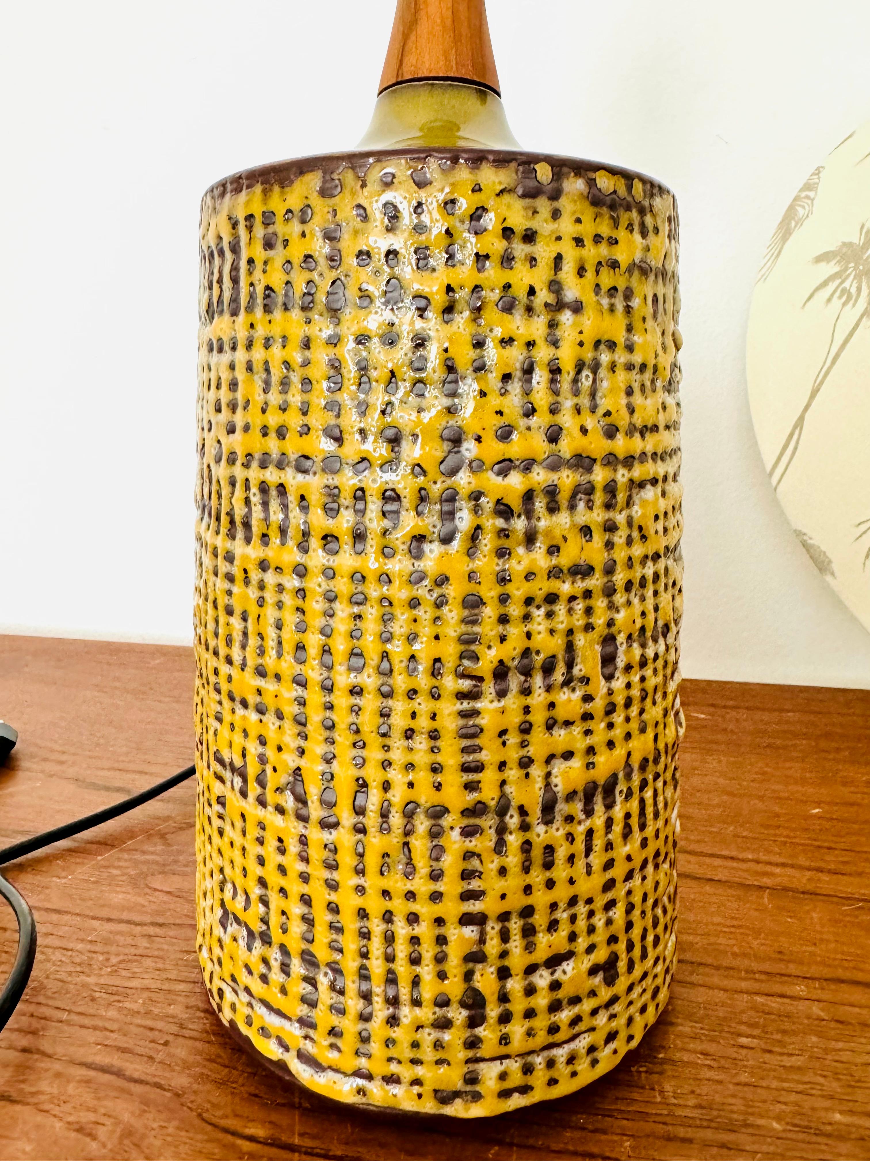 Lampe de table en céramique en vente 4
