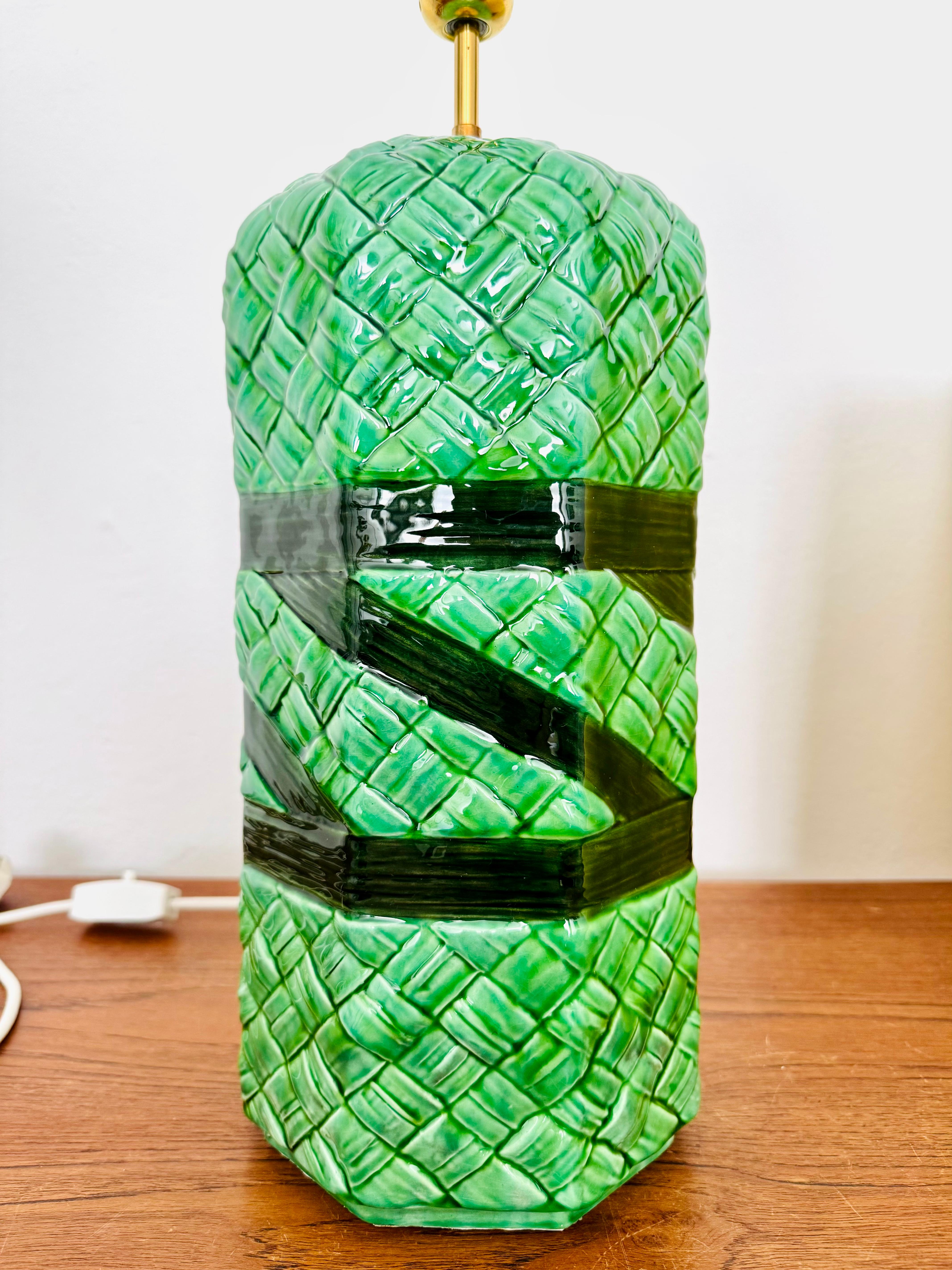 Ceramic Table Lamp For Sale 6