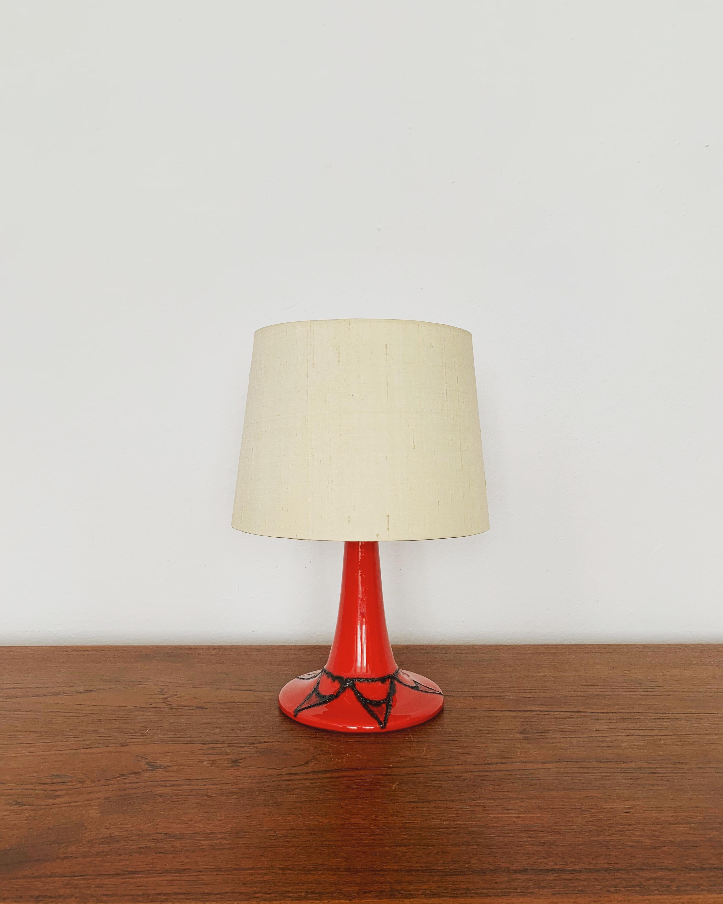 German Ceramic Table Lamp For Sale