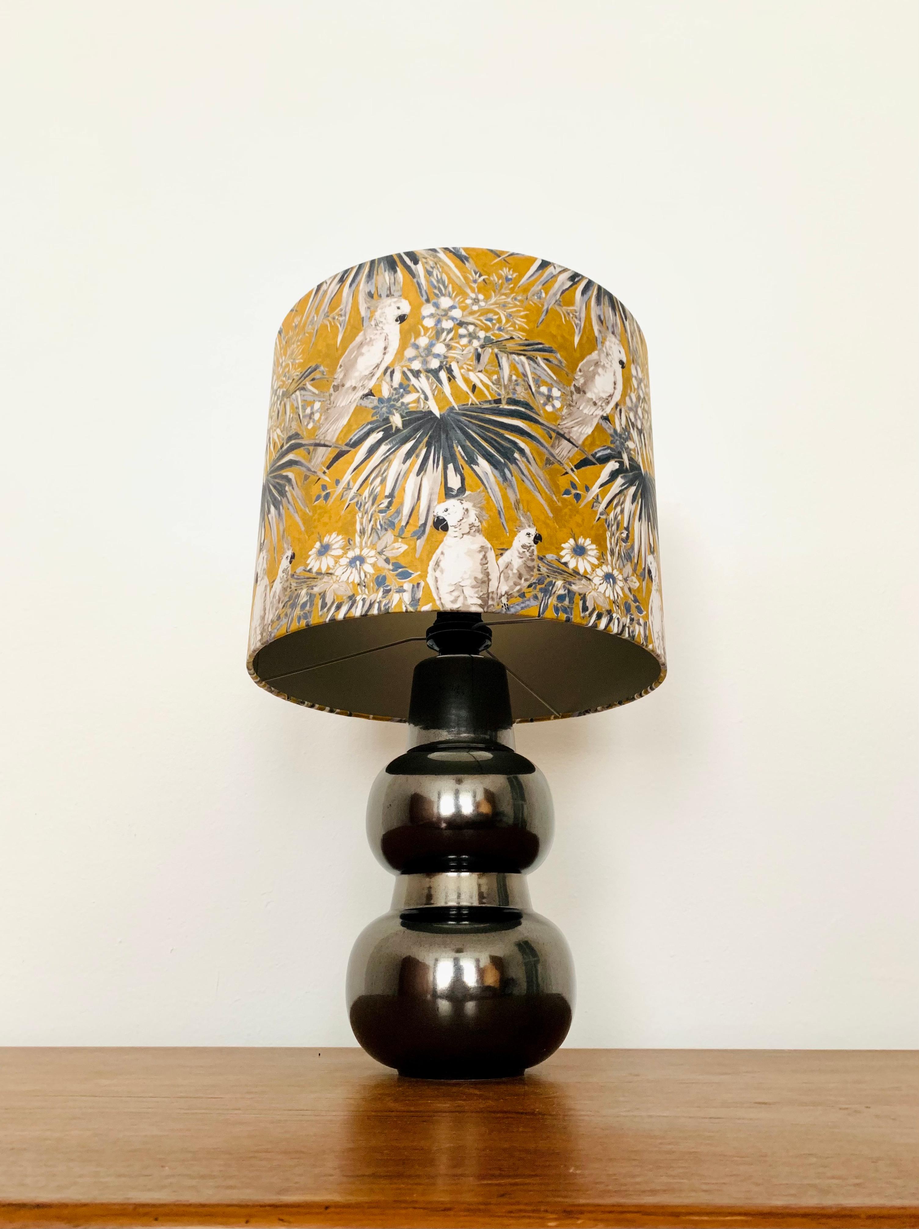 German Ceramic Table Lamp For Sale