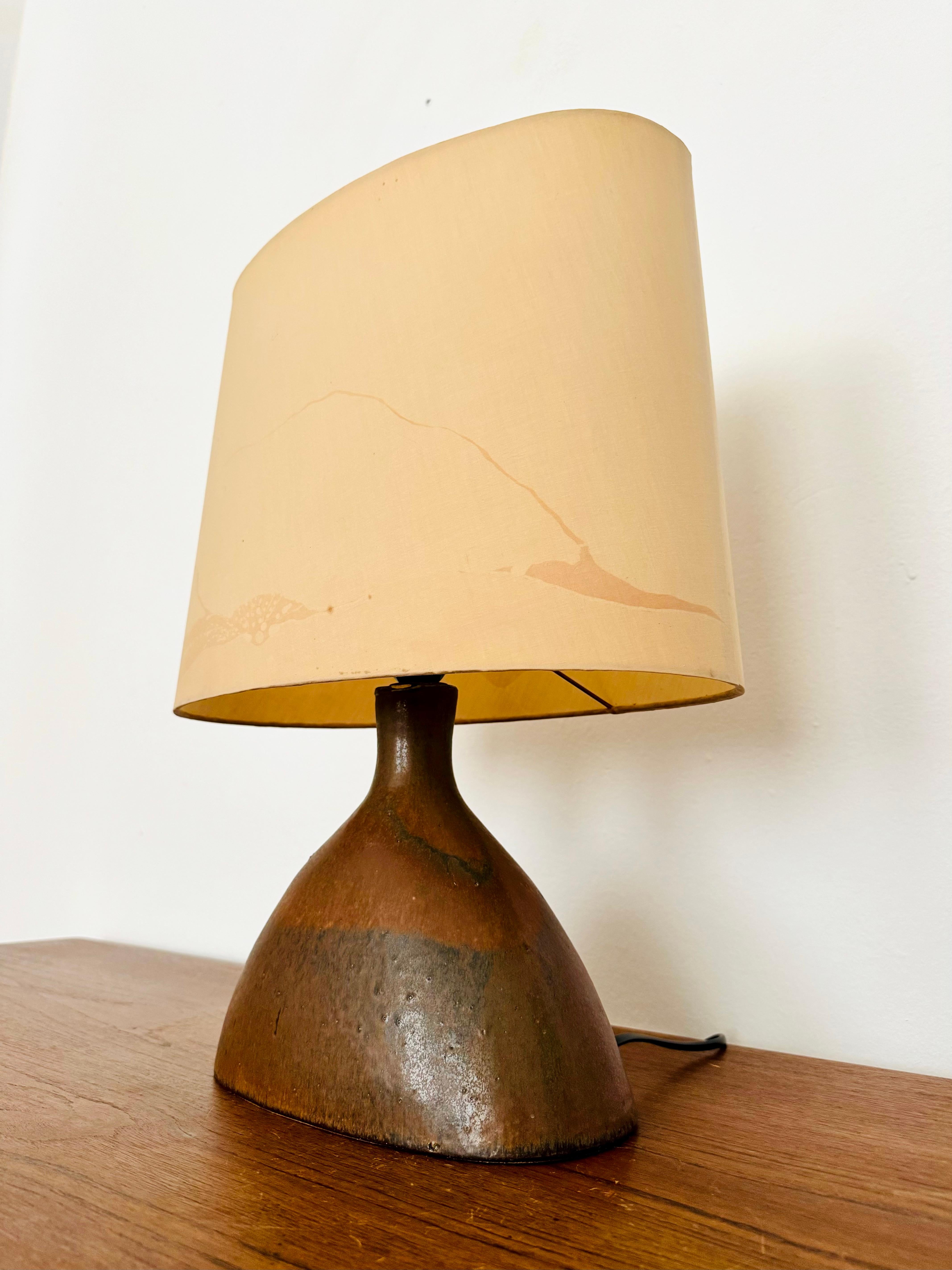 Ceramic Table Lamp In Good Condition For Sale In München, DE