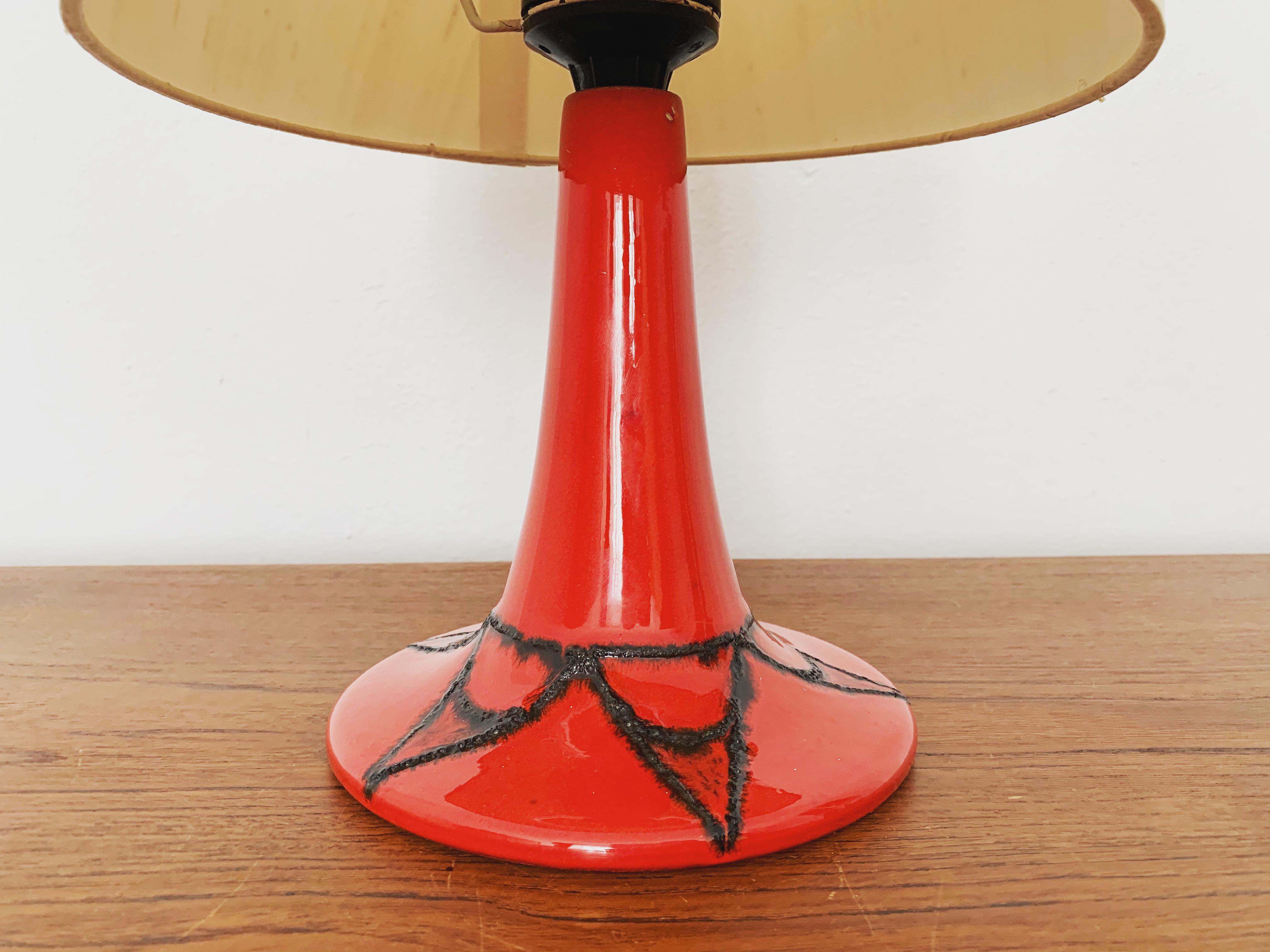 Tischlampe aus Keramik (Mitte des 20. Jahrhunderts) im Angebot