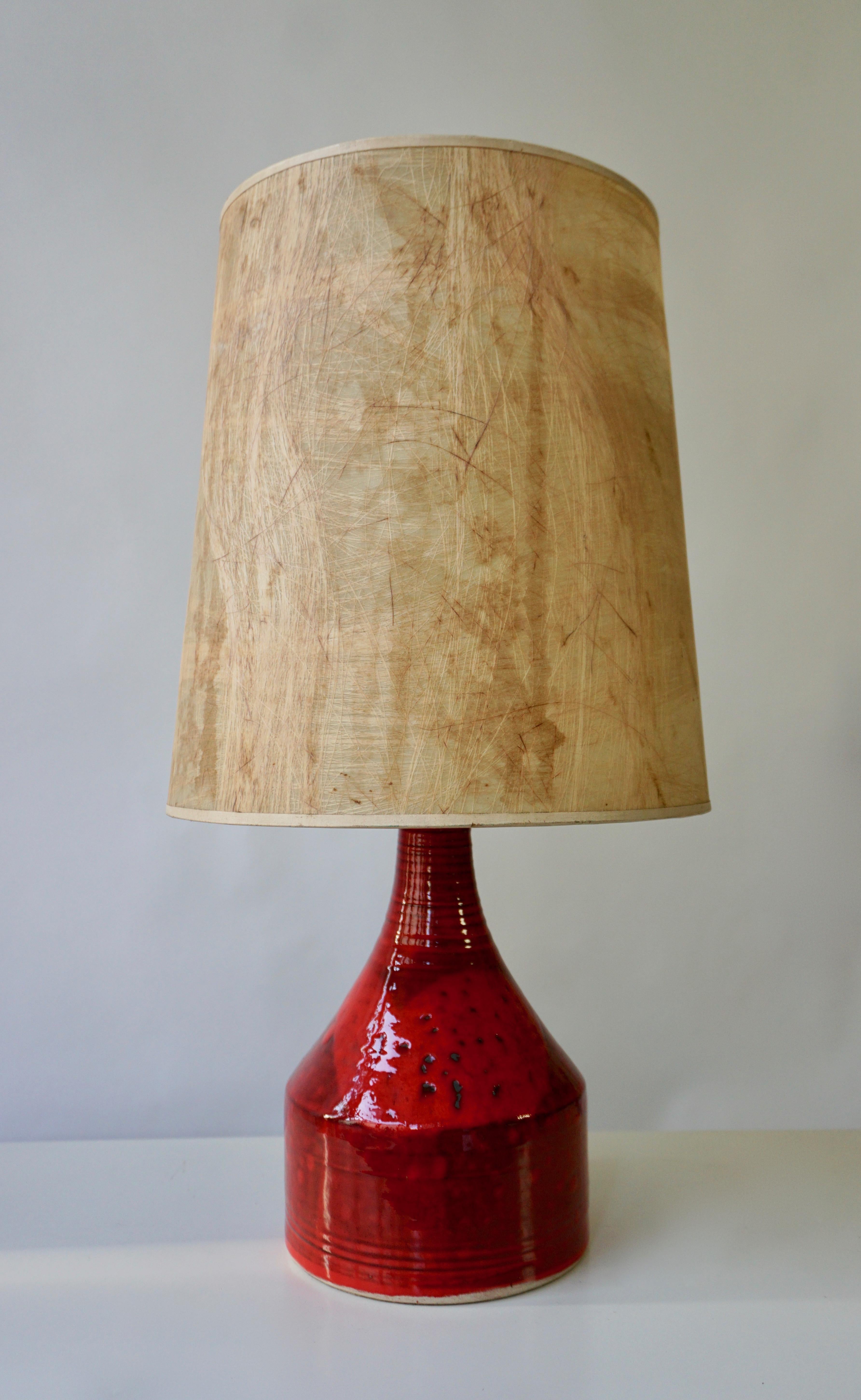 20th Century Ceramic Table Lamp