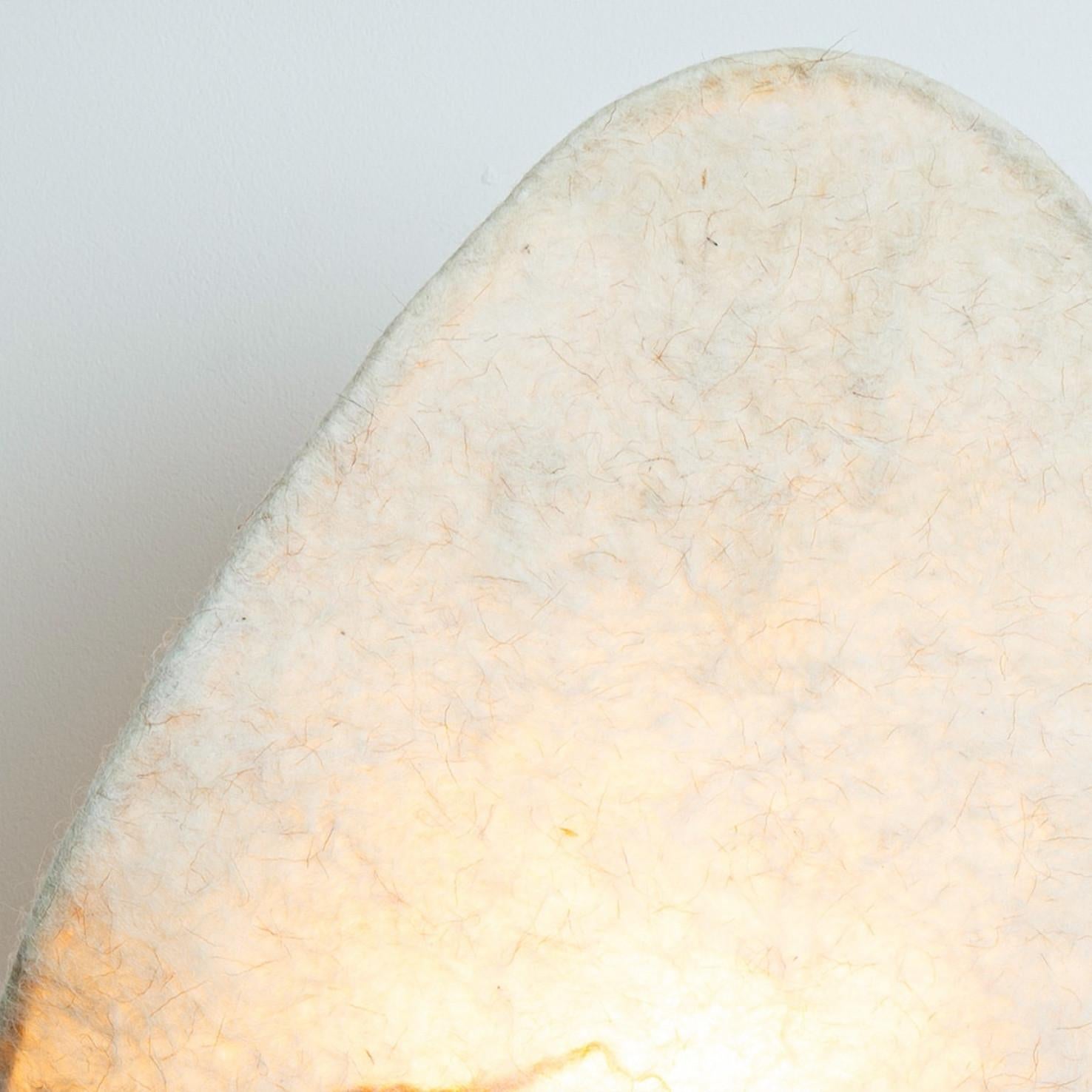 Autre Lampe de table en céramique pour Soholm avec abat-jour unique en feutre fait à la main, Danemark 1960 en vente
