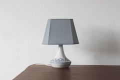 Lámpara de mesa de cerámica de Søholm Stentøj, Dinamarca, década de 1960