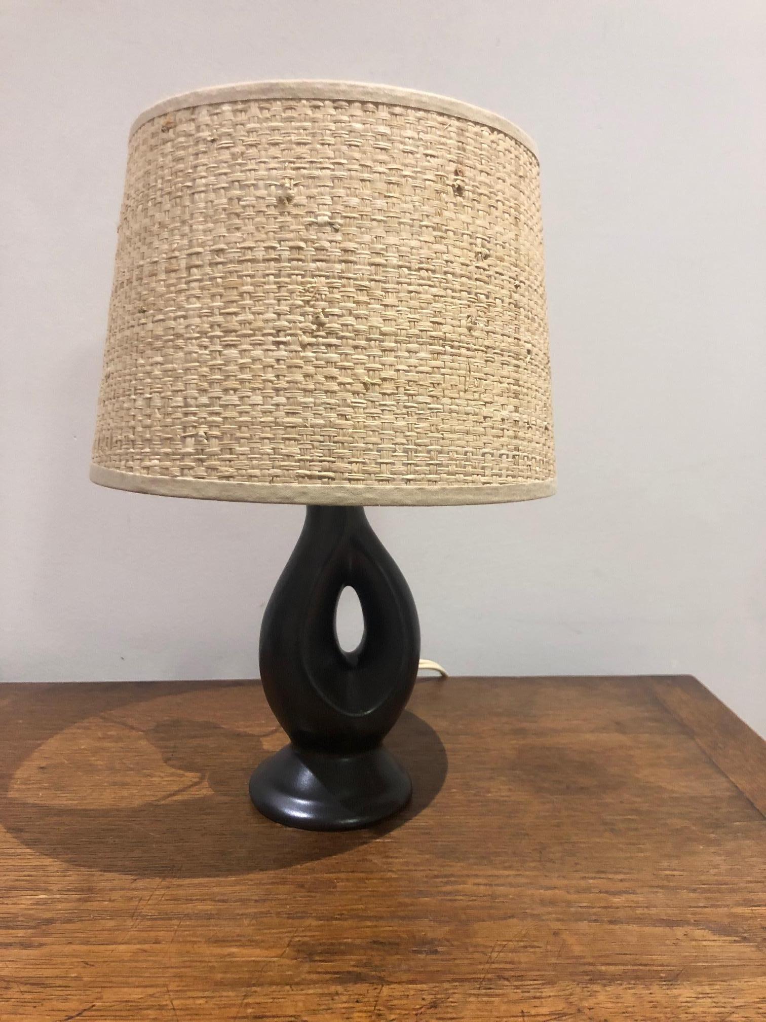 Ceramic Table Lamp from the 1950s 3