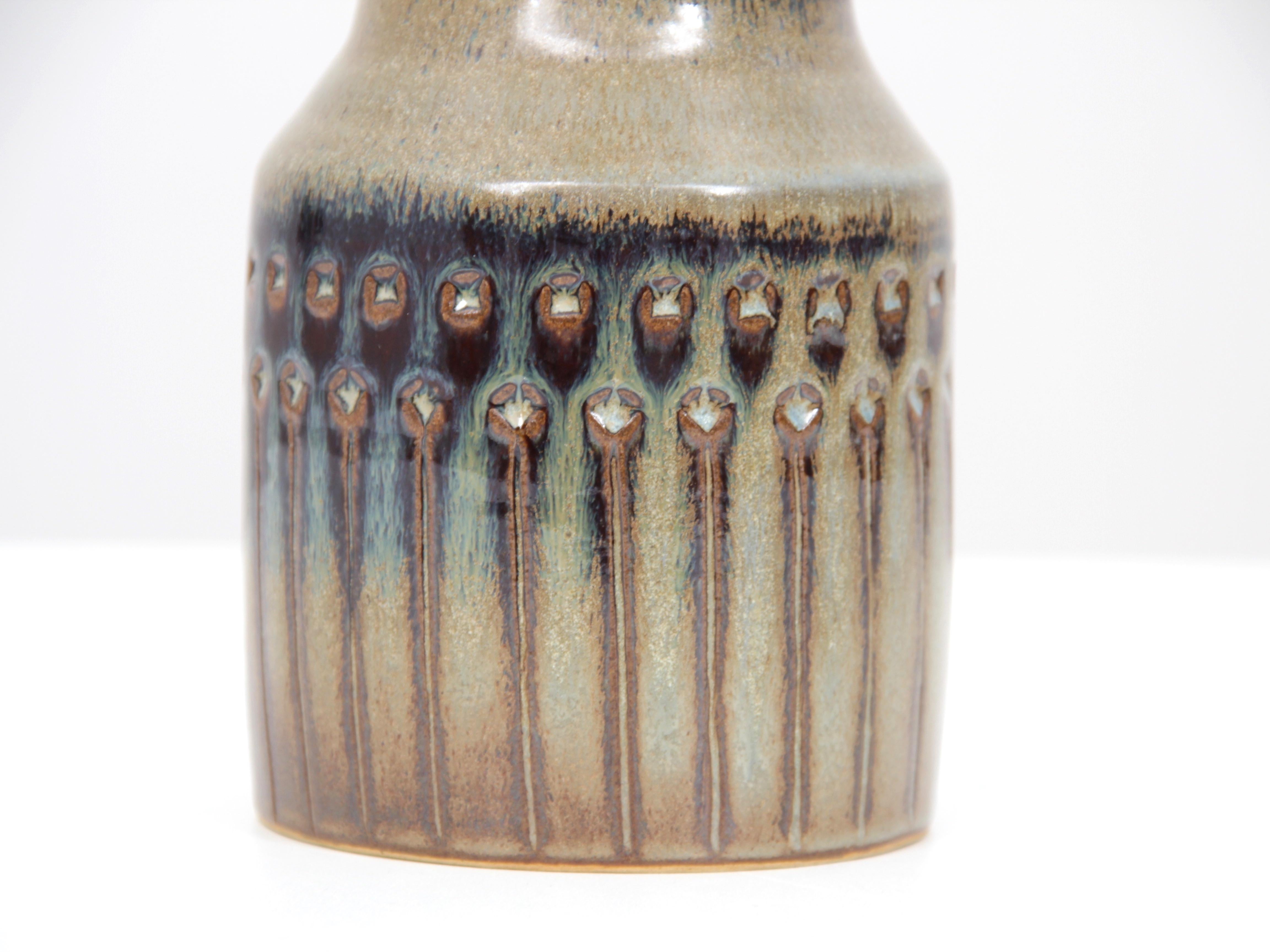Keramik-Tischlampe, glasiertes Steingut, einzigartiges Stück (21. Jahrhundert und zeitgenössisch) im Angebot