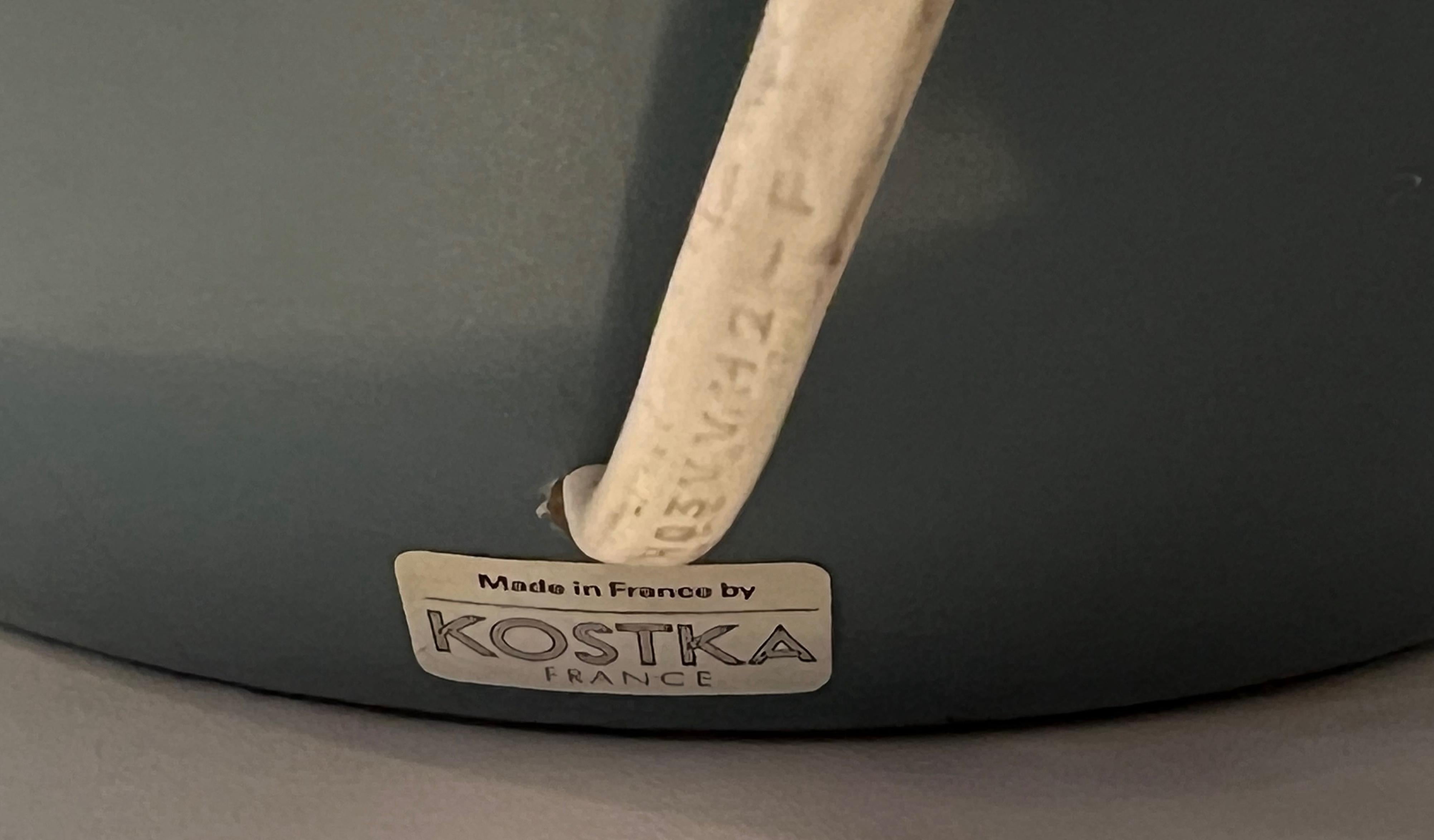 Lámpara de sobremesa de cerámica en color azul by Kosta en venta 3