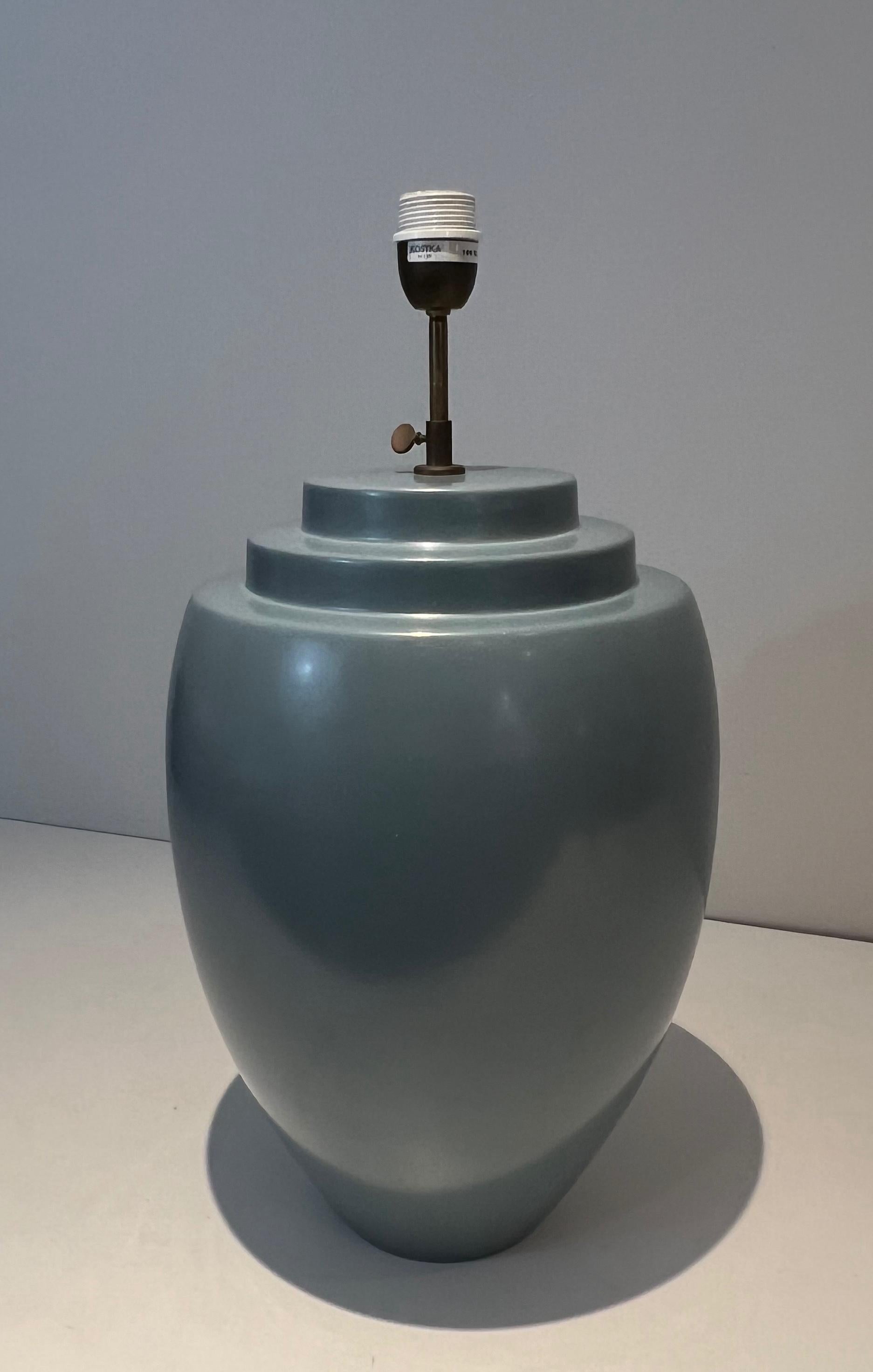 Lámpara de sobremesa de cerámica en color azul by Kosta en Bueno estado para la venta en Marcq-en-Barœul, Hauts-de-France