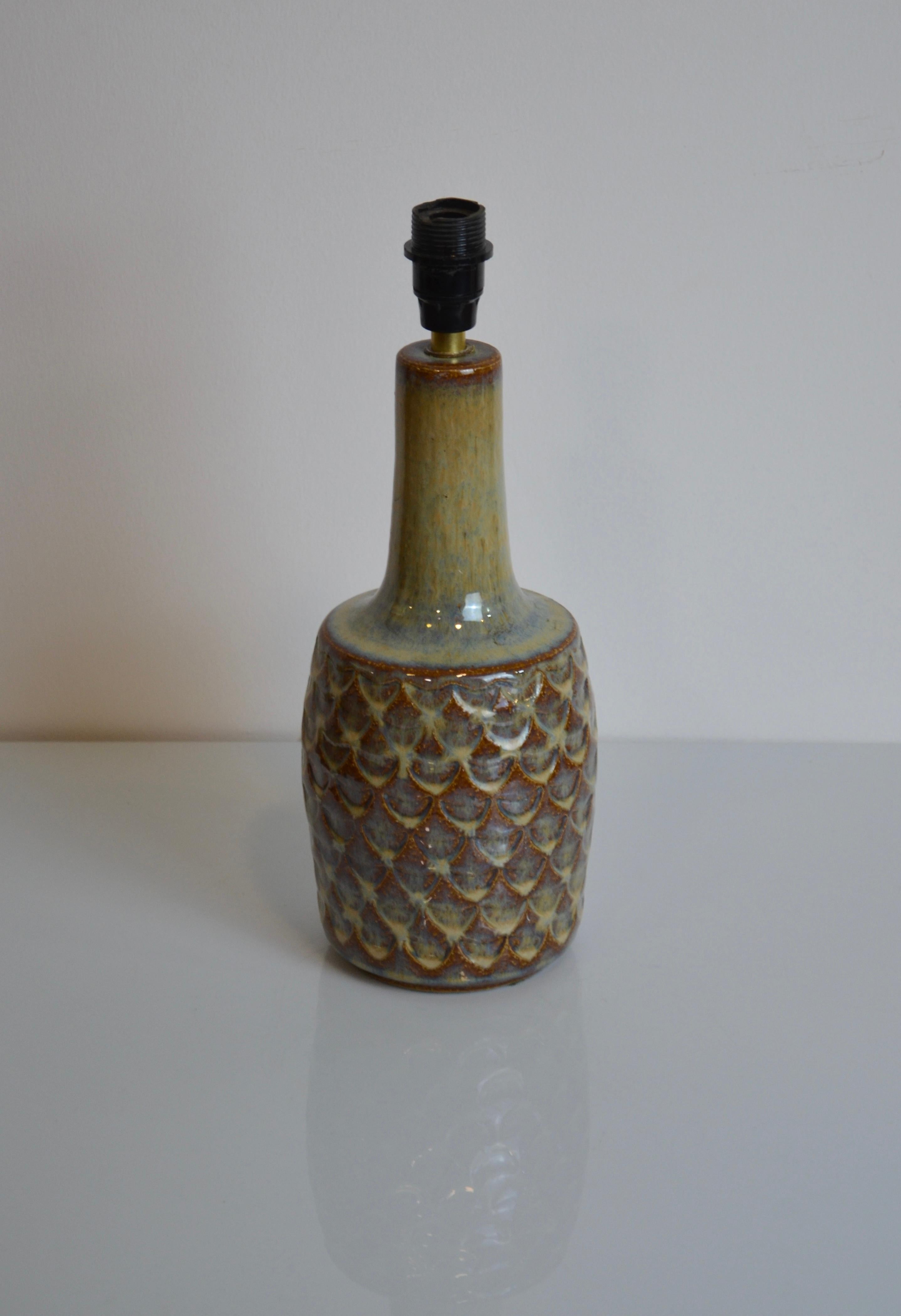 Keramik-Tischlampe Modell 3001 von Einar Johansen für Soholm, 1960er Jahre im Angebot 1