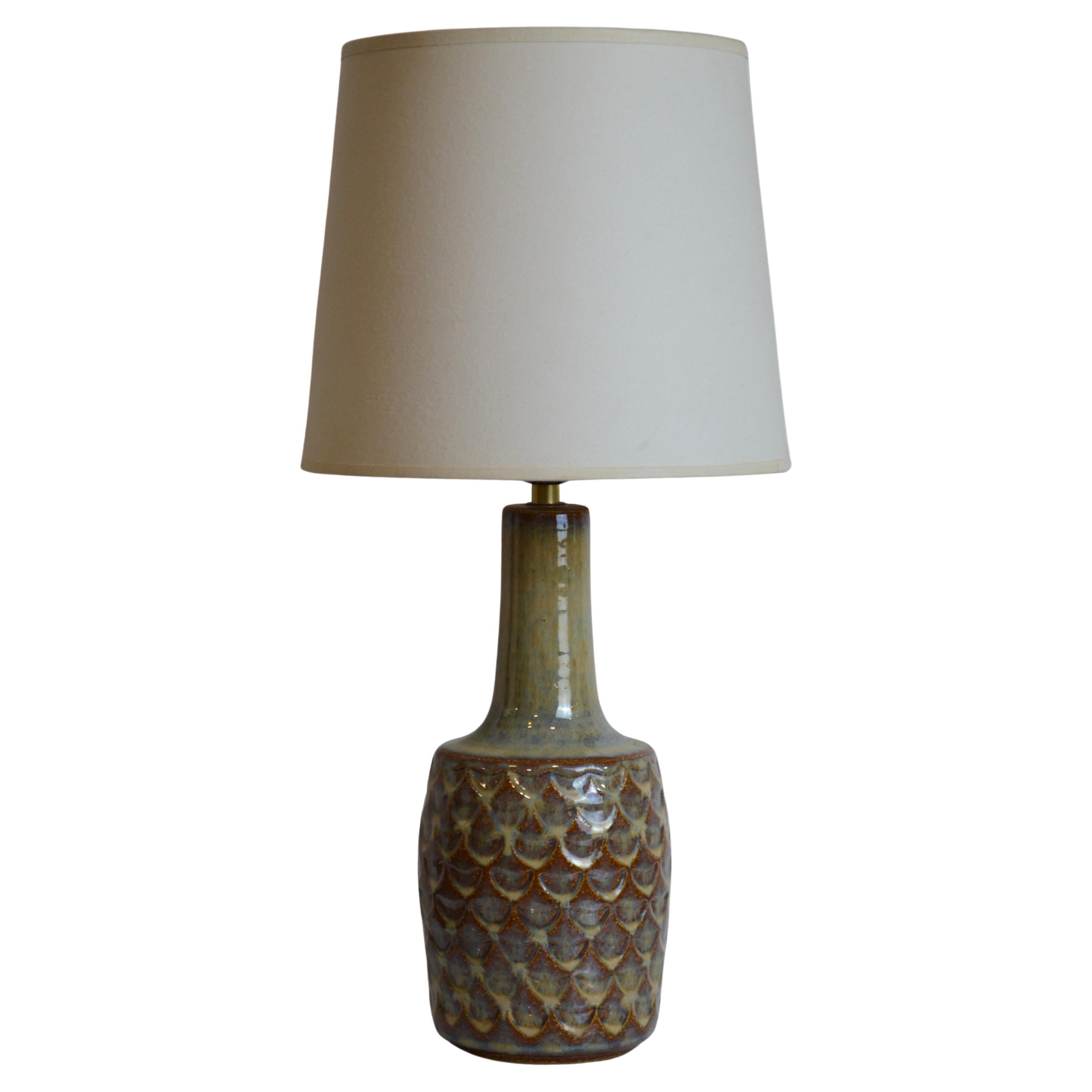 Lampada da tavolo in ceramica modello 3001 di Einar Johansen per Soholm, anni '60
