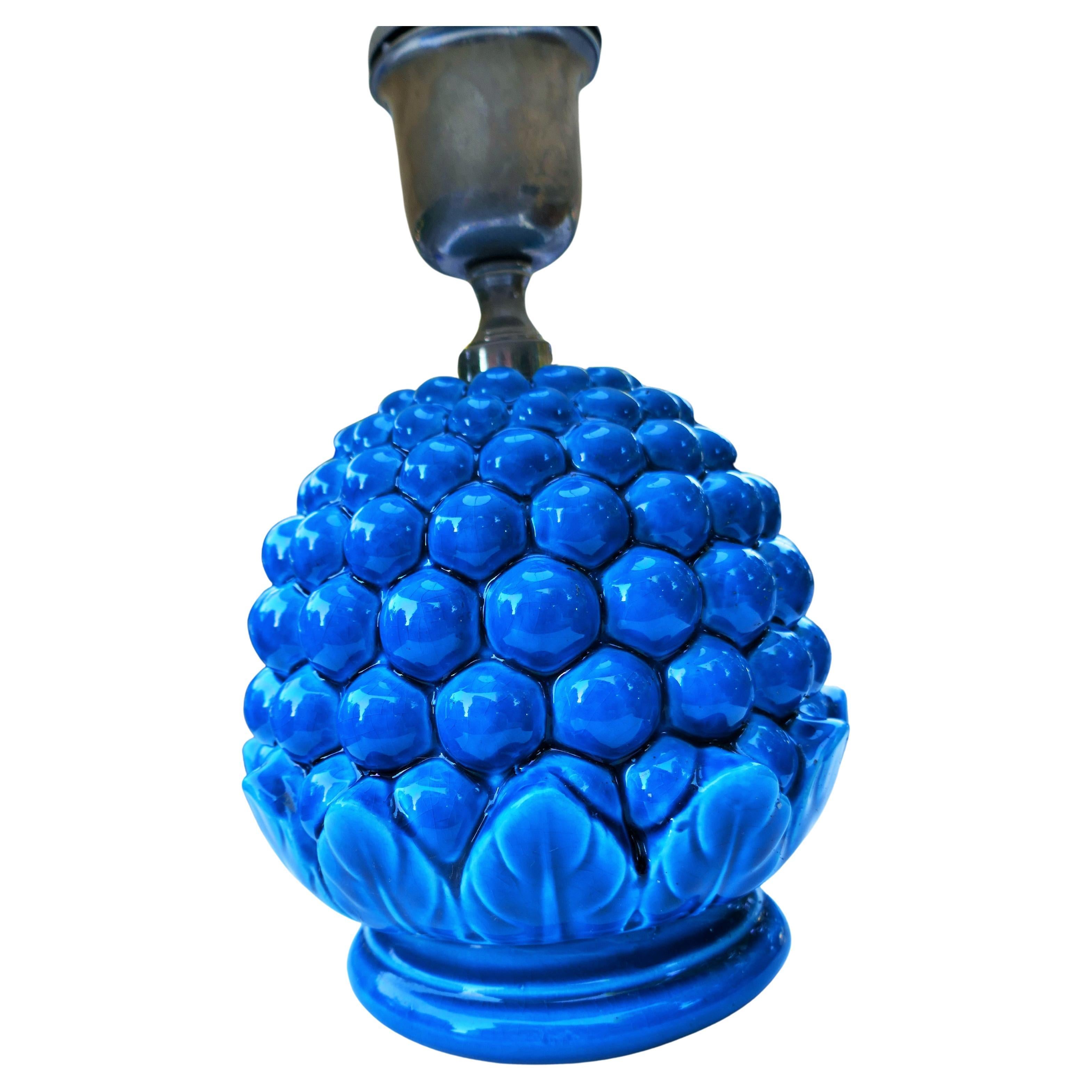 Ceramic table lamp produced by La Farnesiana - Bitossi - Flavia - Londi For Sale 4