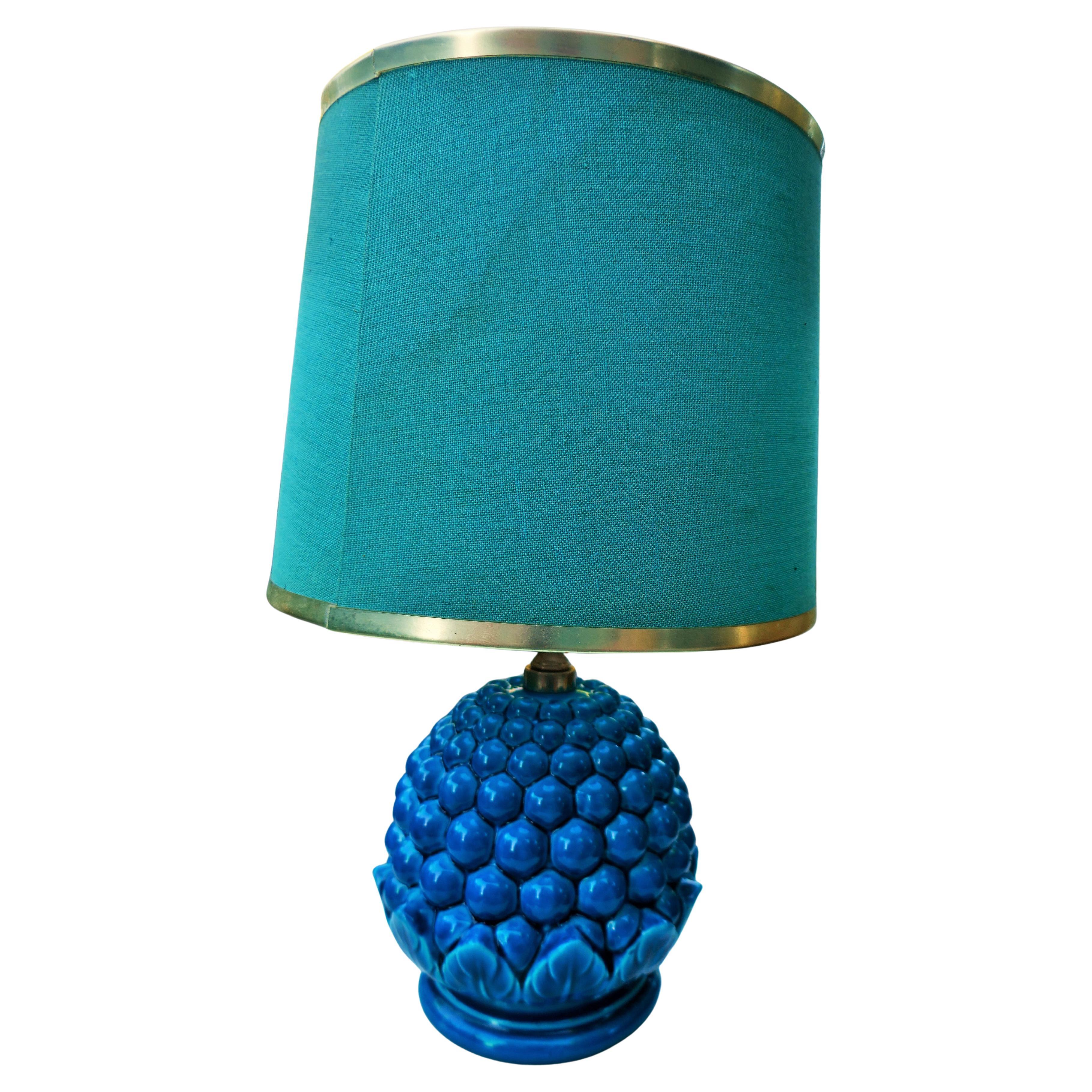 Ceramic table lamp produced by La Farnesiana - Bitossi - Flavia - Londi For Sale
