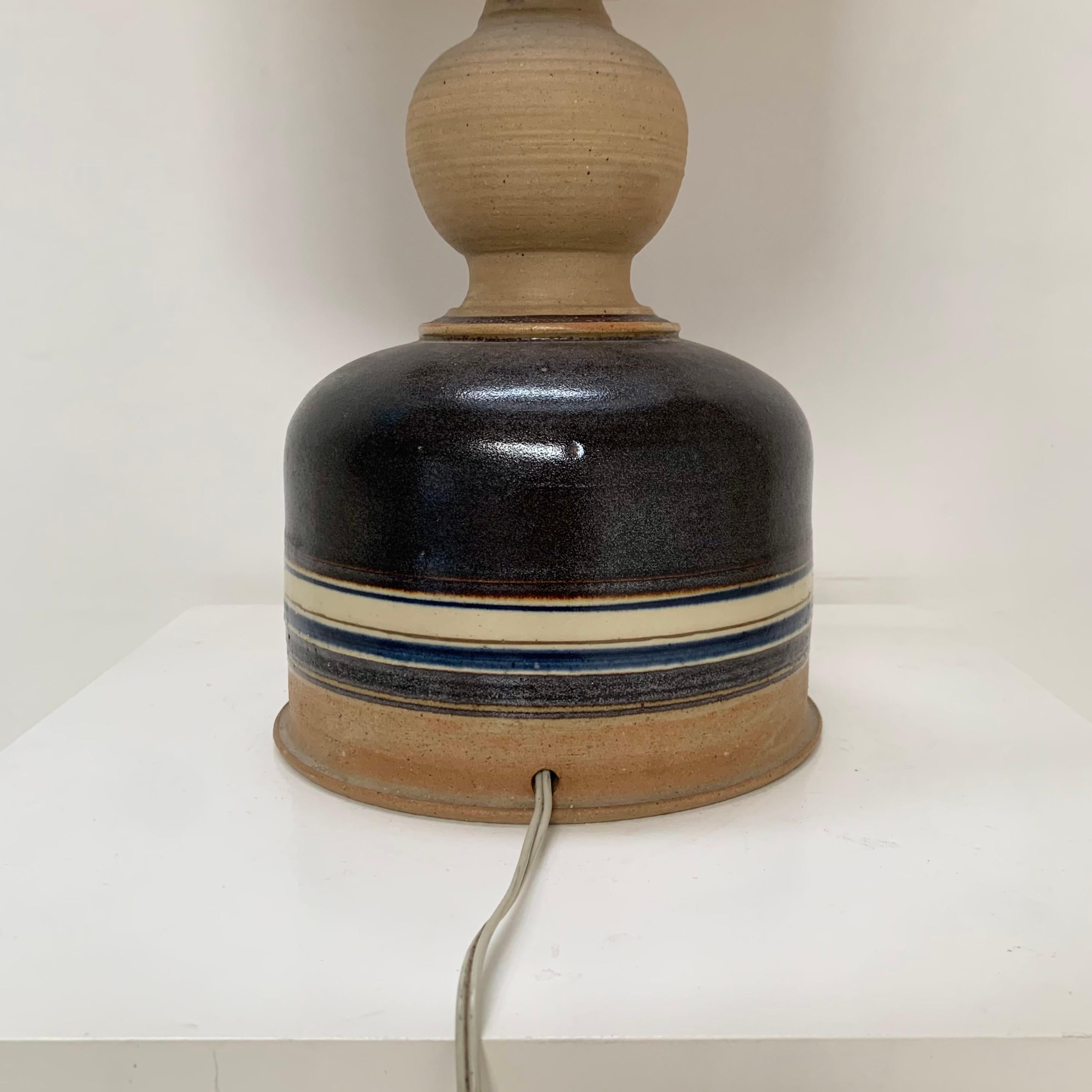 Ceramic Table Lamp Signed by E-K Heerwagen, 1974, Denmark. en venta 3