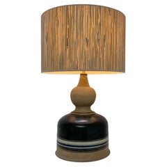 Ceramic Table Lamp Signed by E-K Heerwagen, 1974, Denmark.