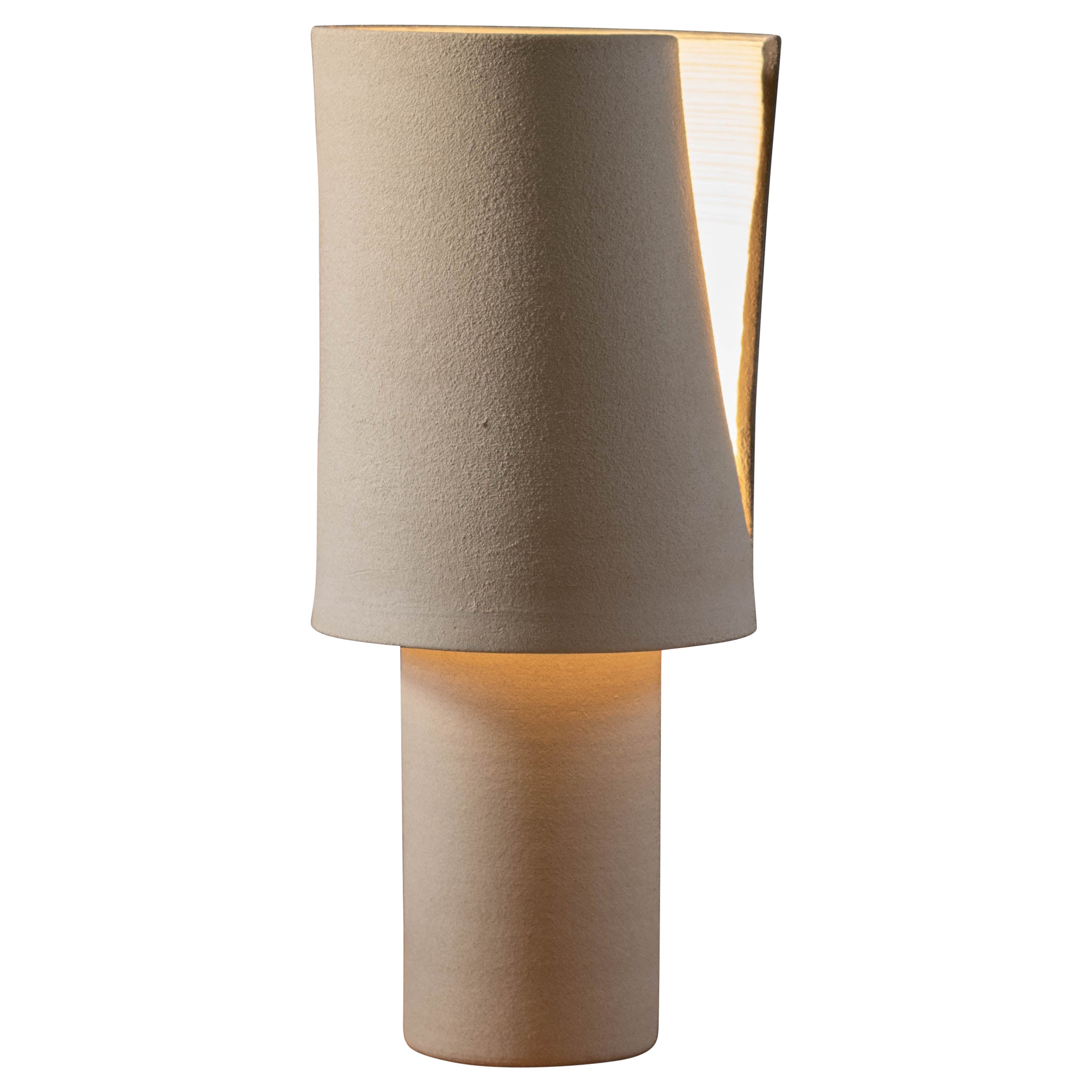 Ceramic Table Lamp Split #2 Artist Made