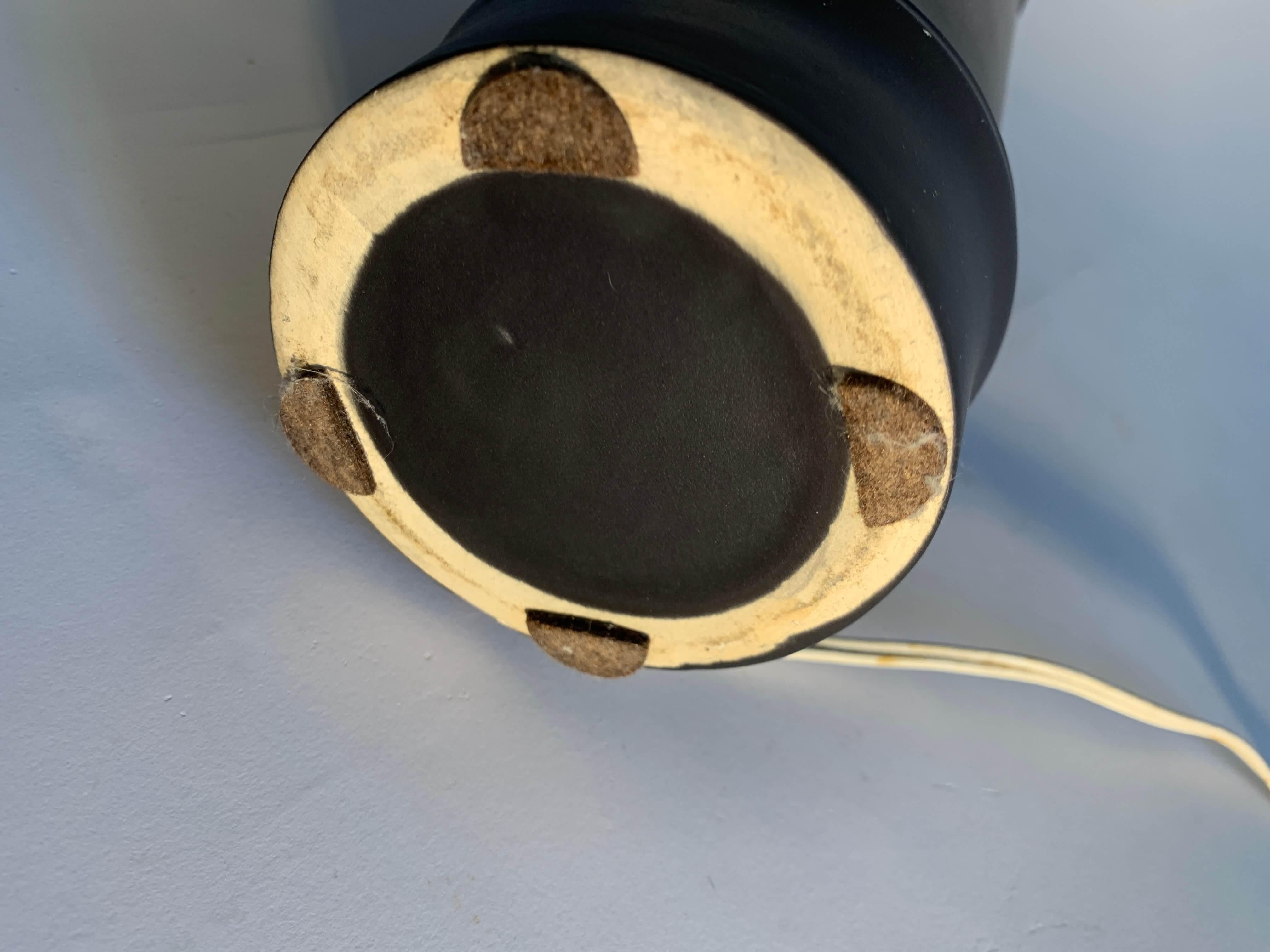 Lámpara de mesa de cerámica, Vallauris, Francia, 1950 en venta 3